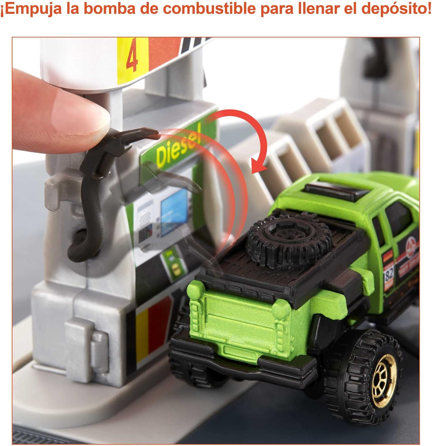 Matchbox Gas Station Playset - Interactive Vehicle Playset for Kids 3 Years and Up 6