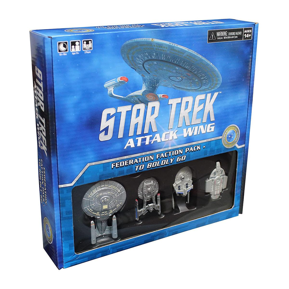 WizKids Star Trek: Attack Wing Federation Faction Pack - To Boldly Go | Miniature Game