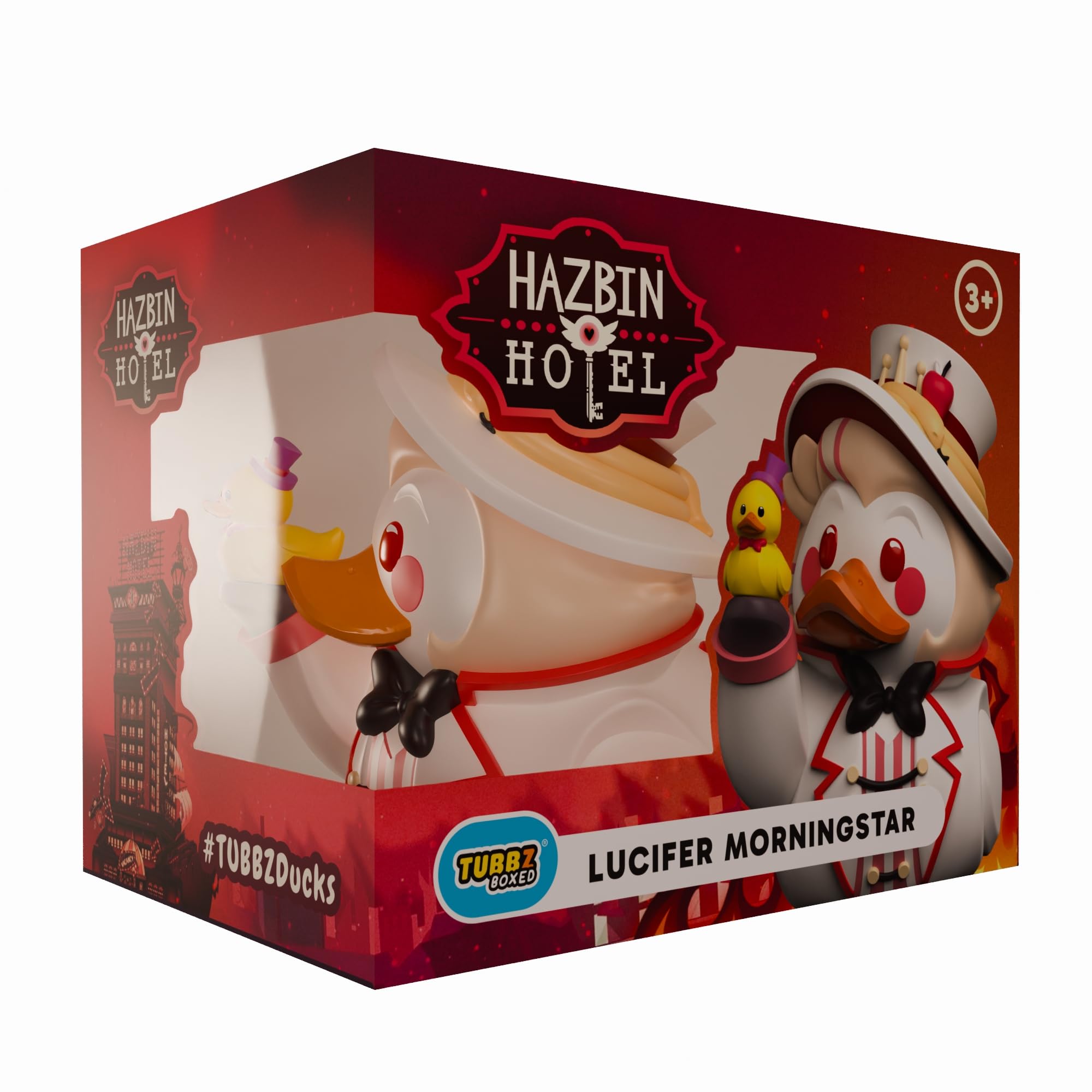 TUBBZ Lucifer Morningstar Cosplaying Rubber Duck Collectible Figure | Boxed Edition