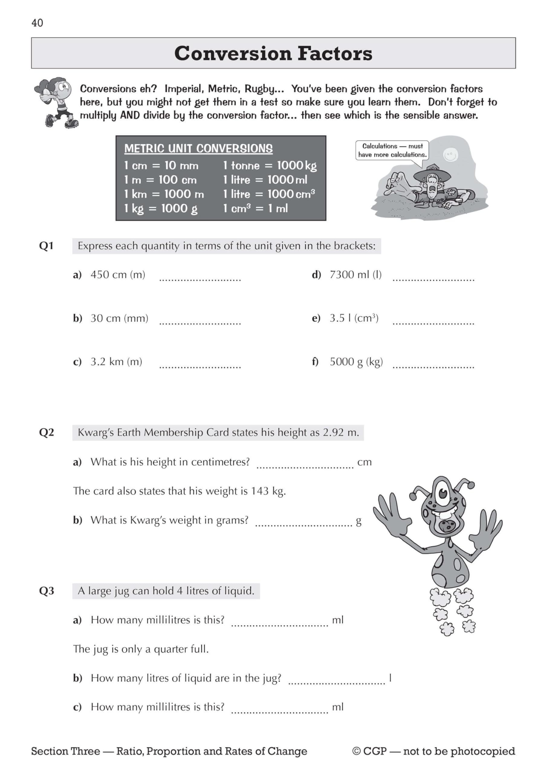 CGP KS3 Maths Workbook - Foundation Level Practice Questions with Answers | Paperback | 2023 6