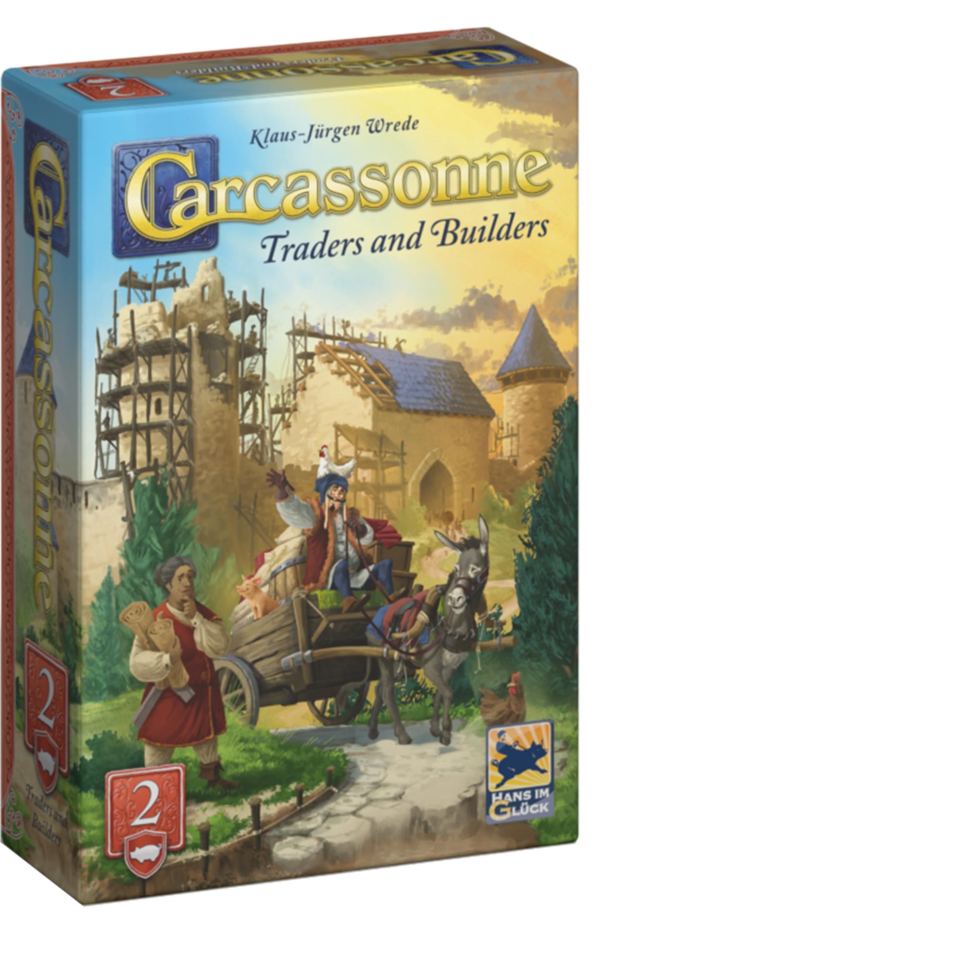Hans im Glück Carcassonne: Traders & Builders Expansion 2 Refresh Board Game