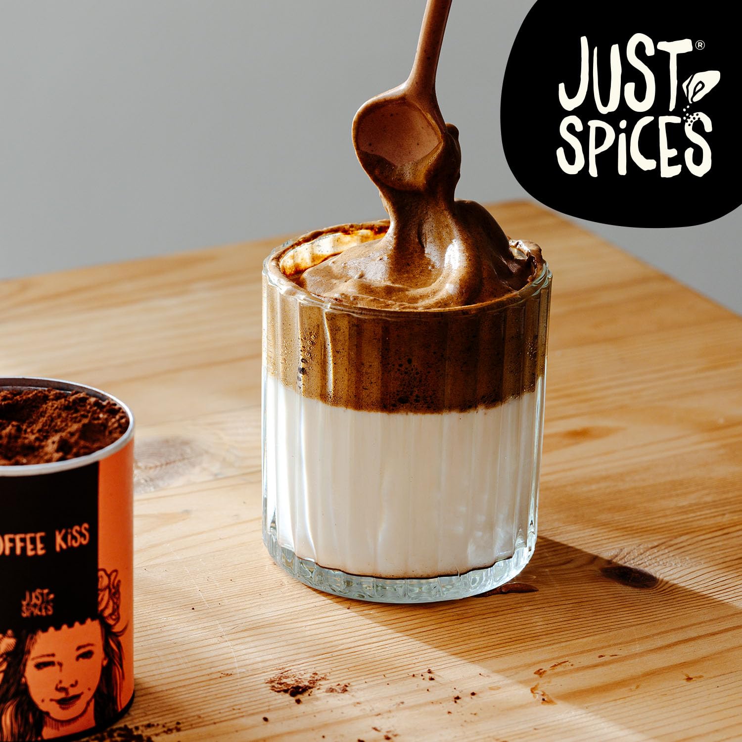Just Spices Coffee Kiss - Cocoa & Almond Coffee Mix with Ceylon Cinnamon, 45g 4
