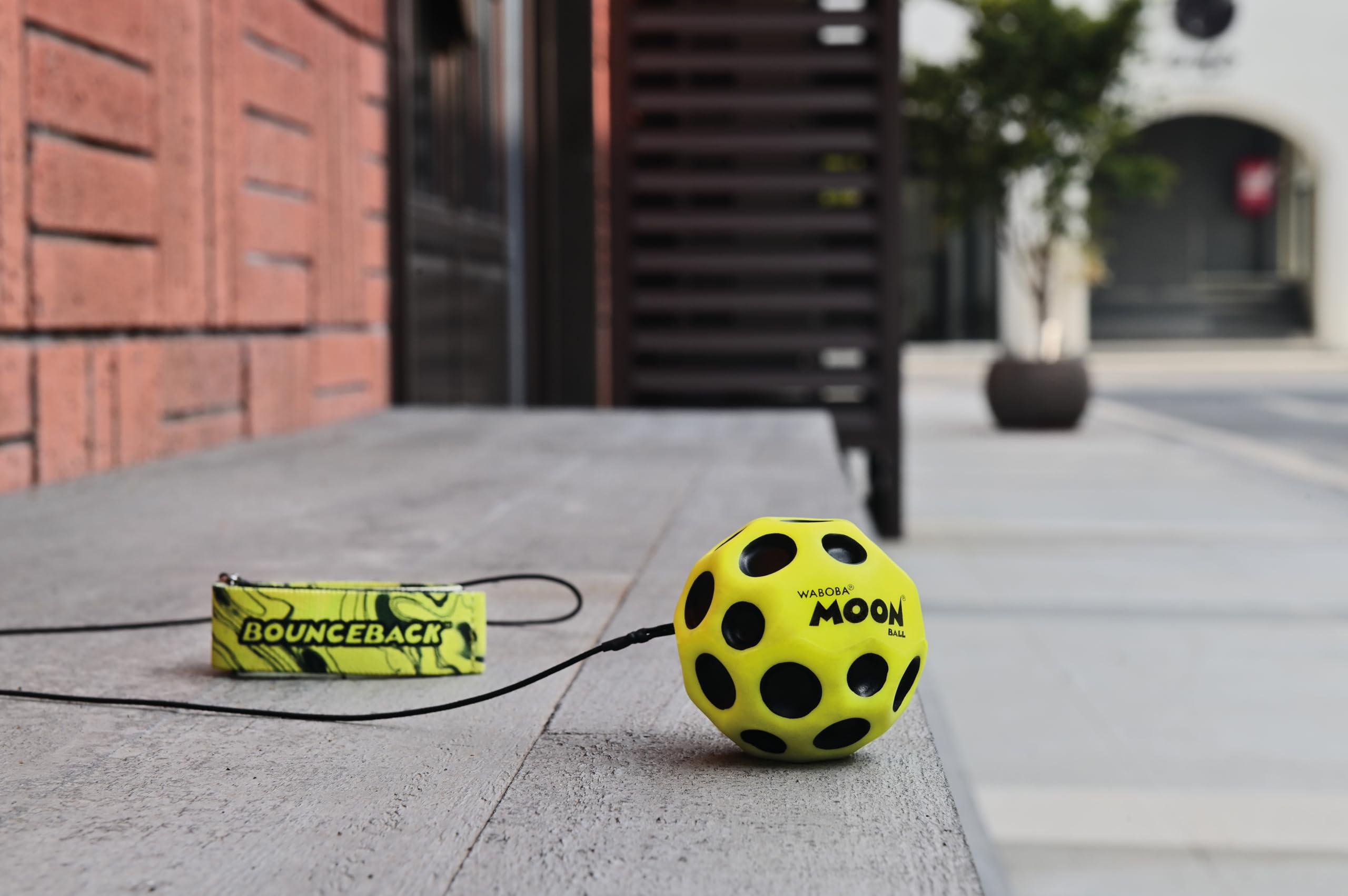 Waboba Bounceback x Returning Moon Ball - High-Bouncing Action | Yellow | 60 mm 8