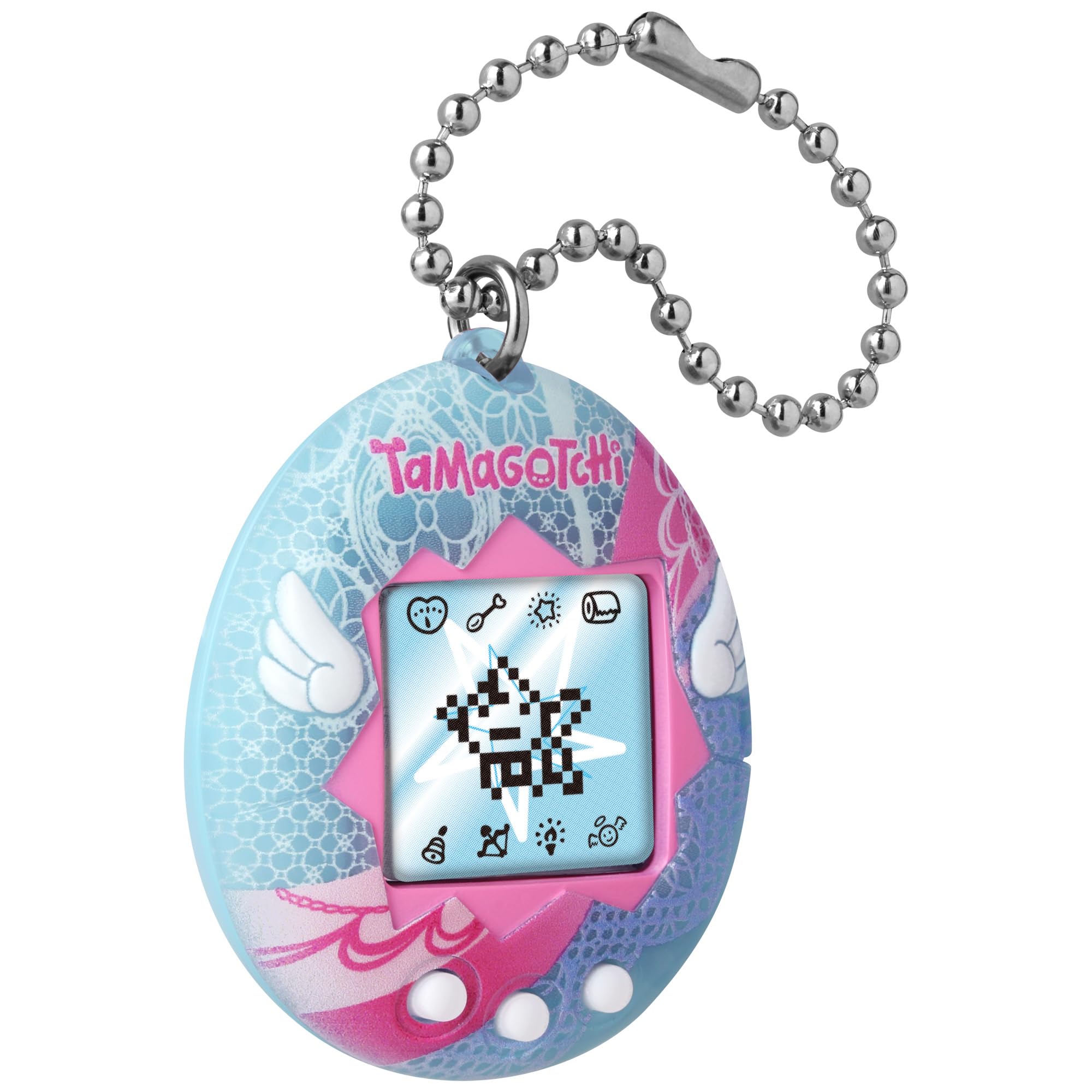 Tamagotchi Original Angel Lace Digital Pet - Electronic Virtual Pet Toy for Kids 8+ 16
