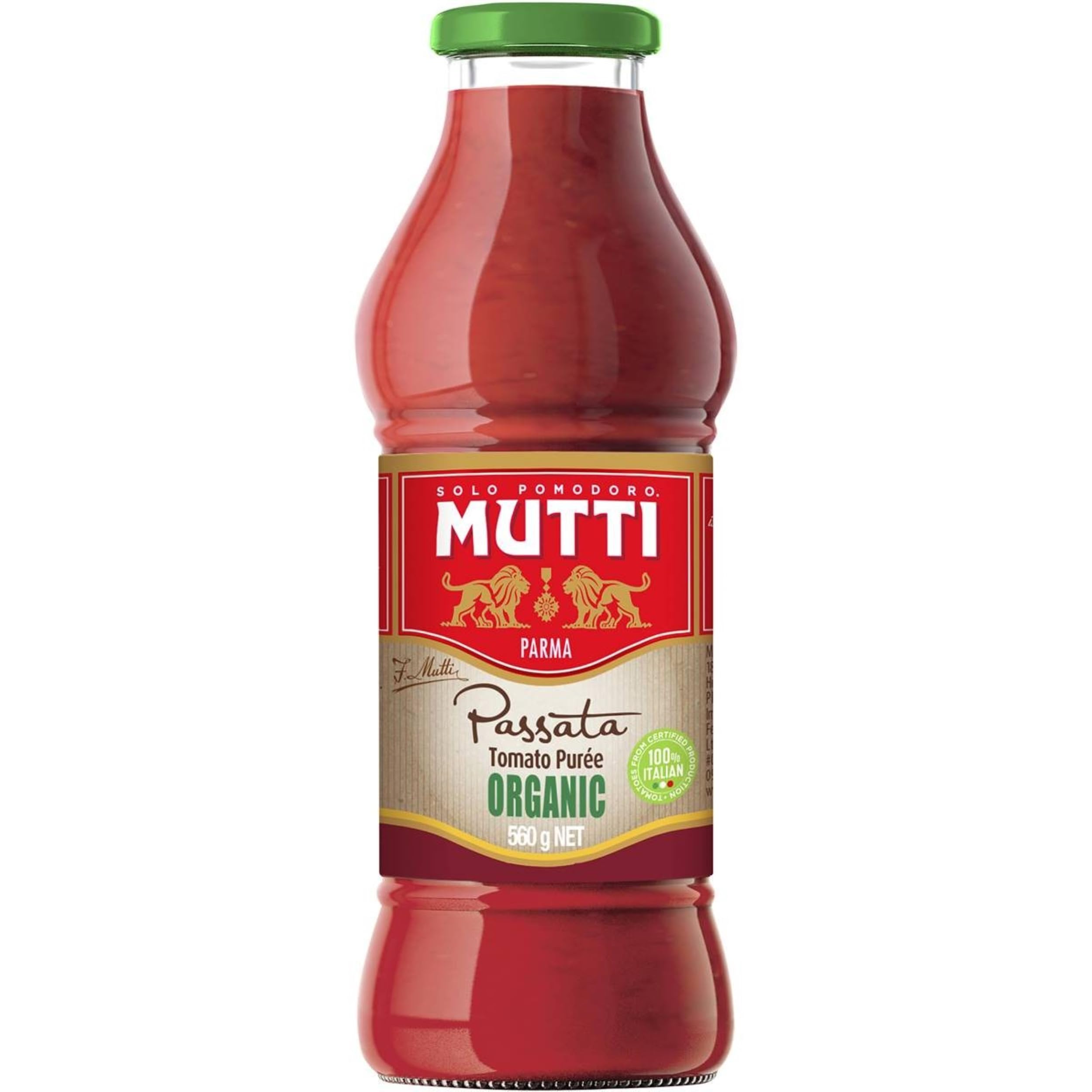 Mutti - Organic Tomato Puree (560 g) 6