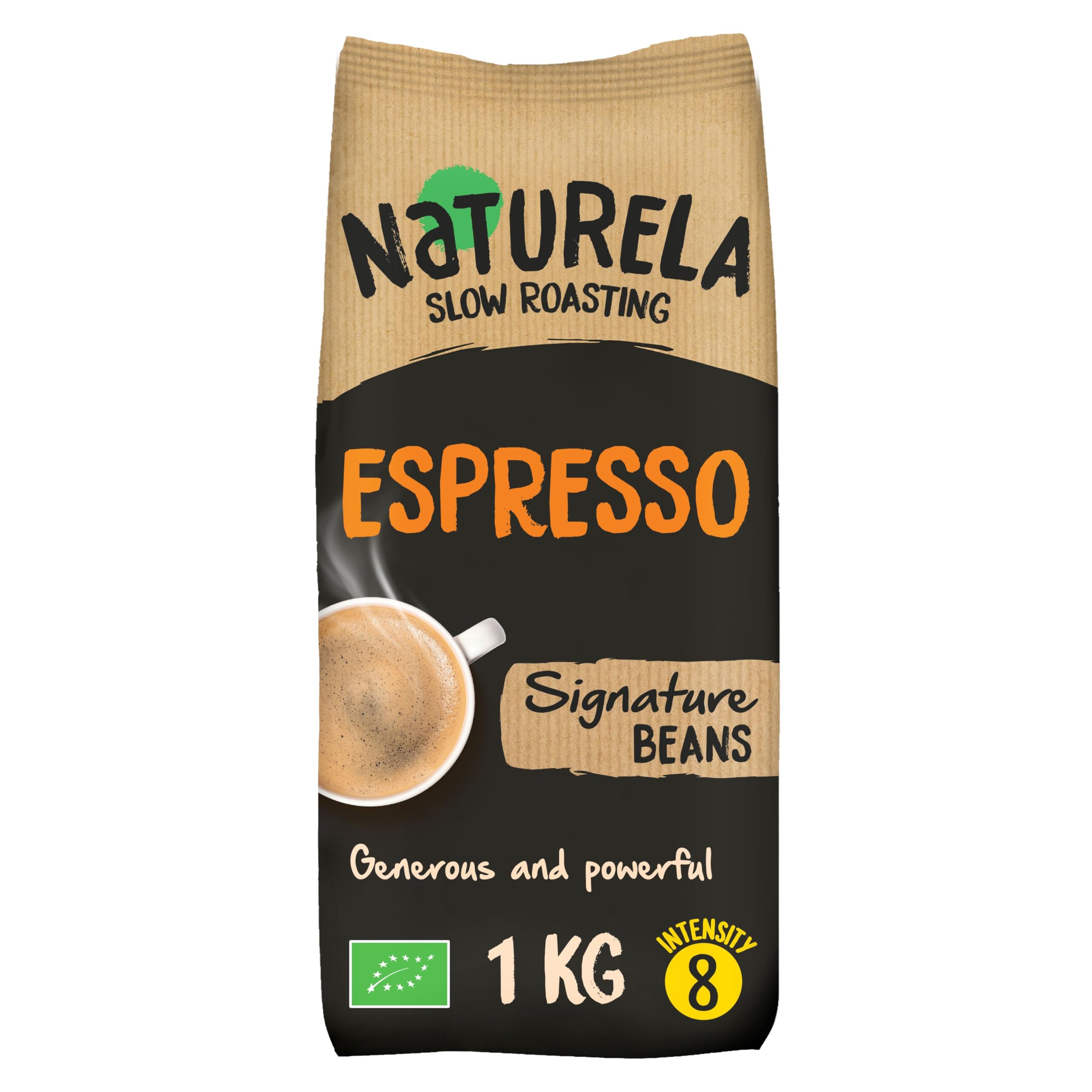 Naturela Organic Coffee Beans - 100% Arabica & Robusta Whole Beans 1