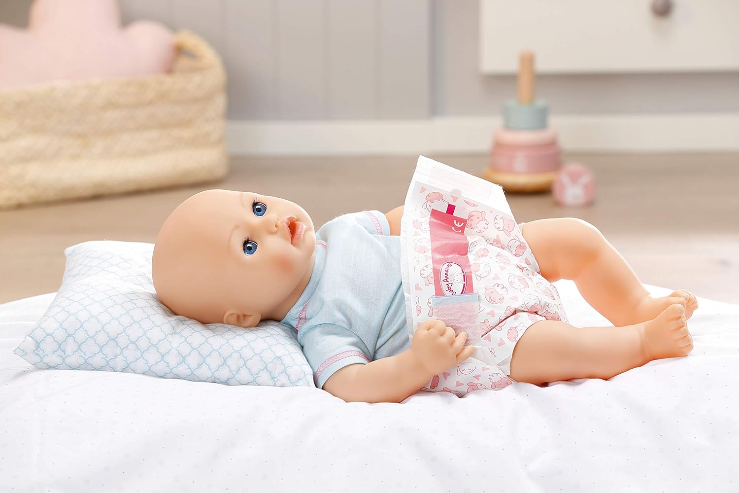 Baby Annabell Nappies 5 Pack - Easy-Fit for 43 cm Dolls, Ages 3+ 3
