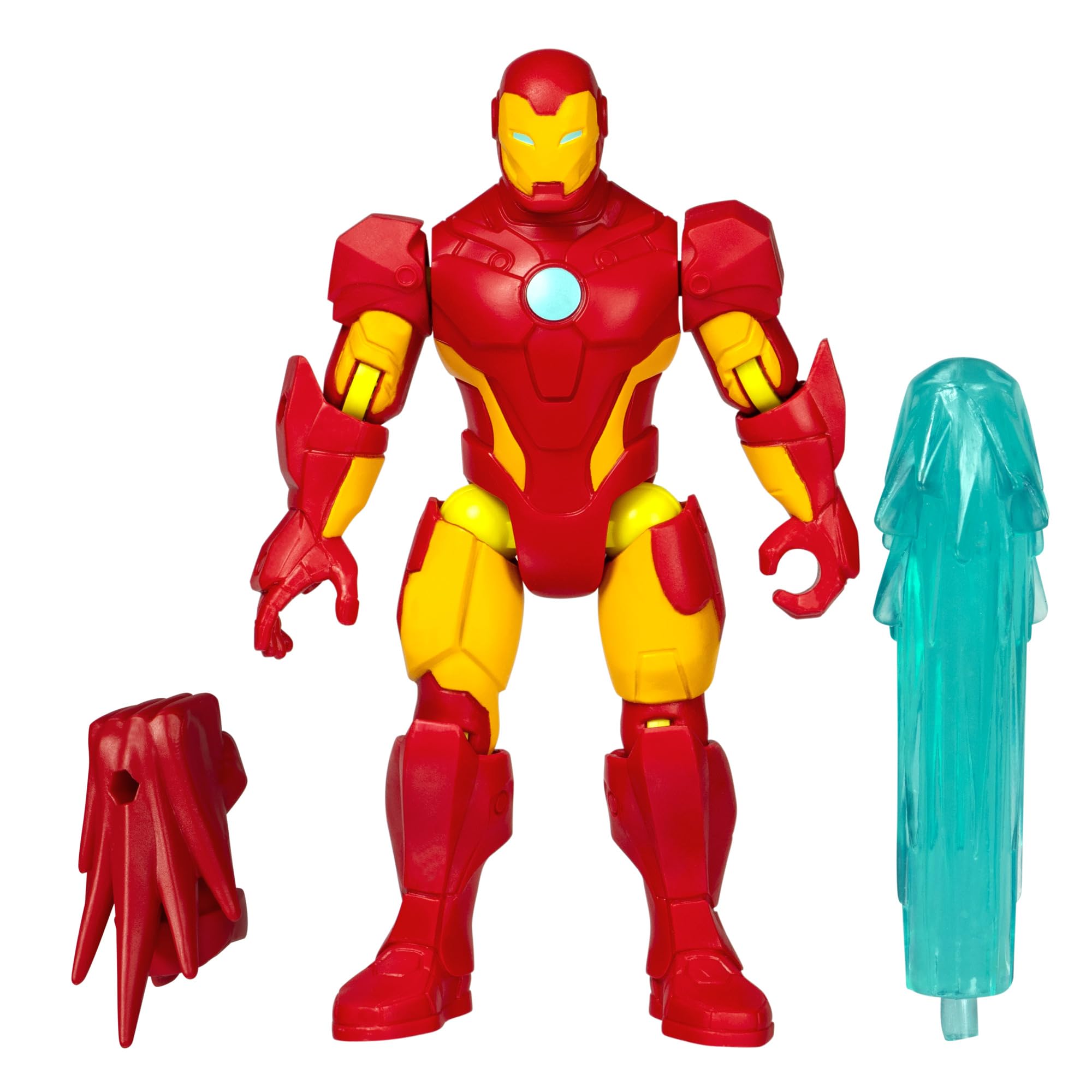 Marvel Press MixMashers Iron Man Action Figure - 5-inch Scale, Mix & Match Parts | Ages 4+