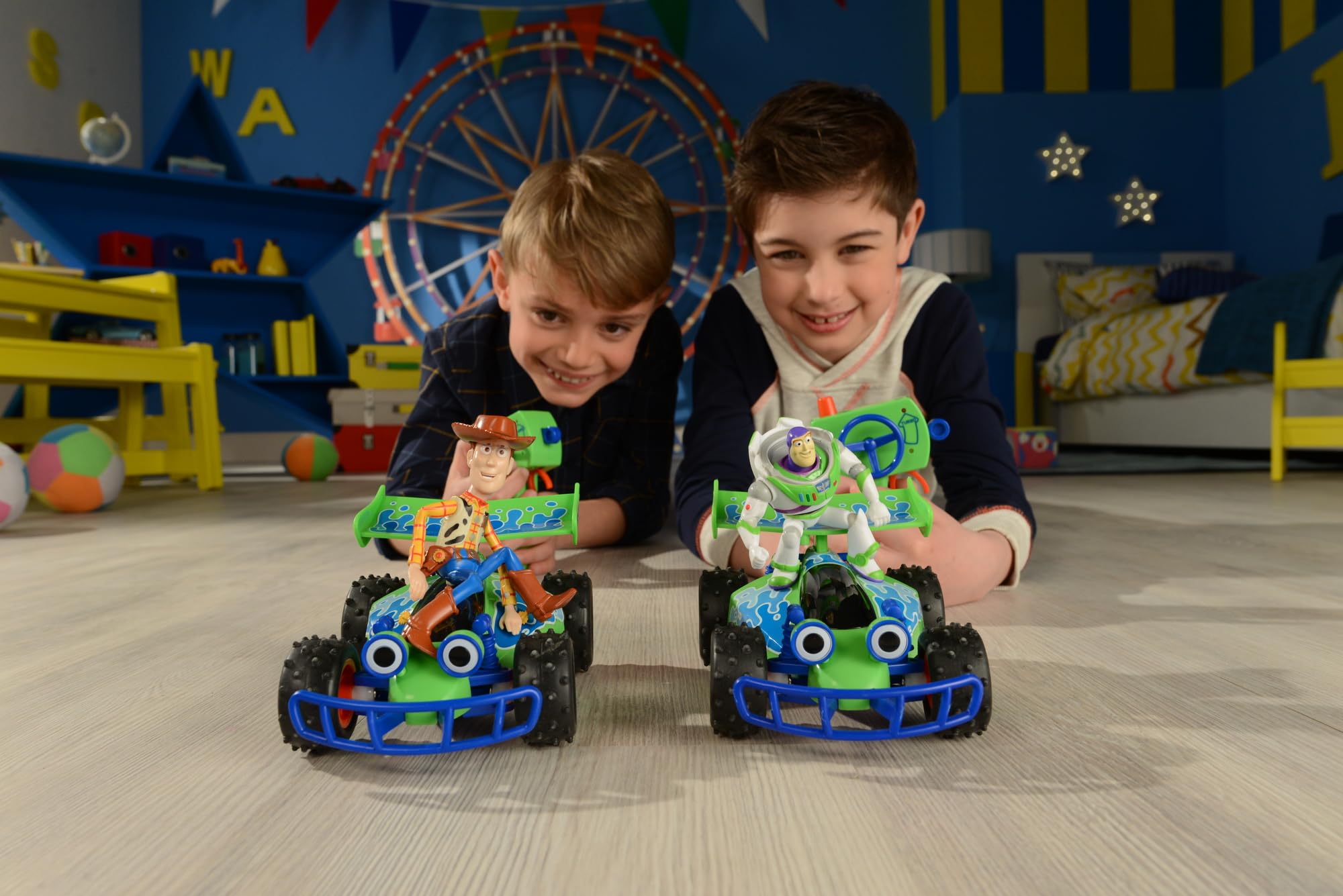 Jada Toys Disney Pixar Toy Story 4 Turbo Buggy with Buzz Lightyear - 1:24 Scale Remote Control Vehicle 6