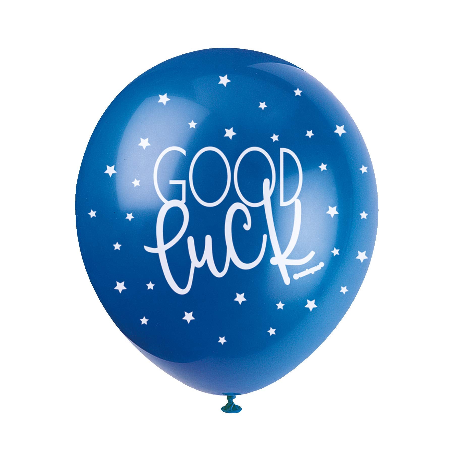 Unique Party Good Luck Multicolor Latex Balloons - 30cm | Pack of 5 | Pearlised Finish
