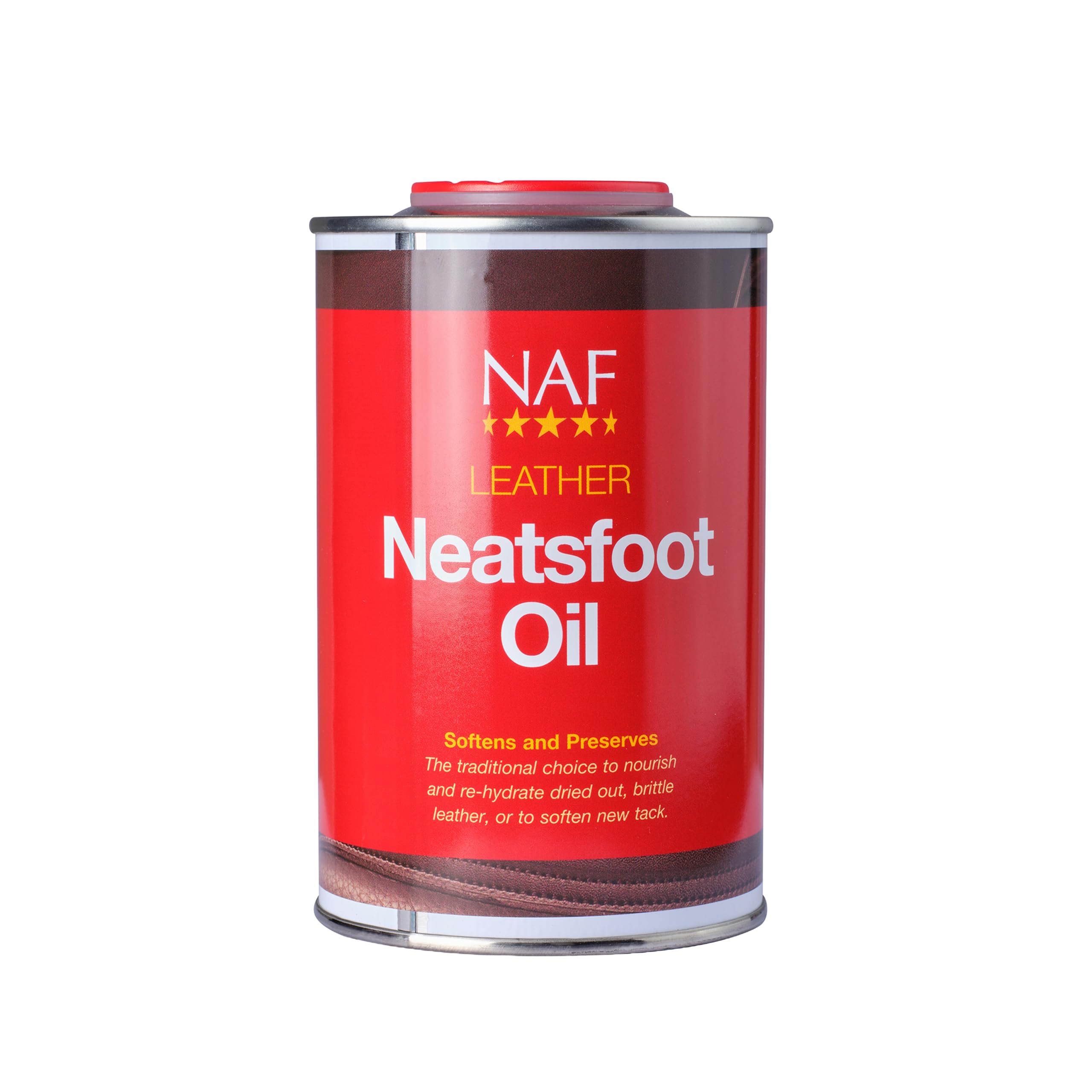 NAF Leather Neatsfoot Oil - Deep Conditioning for Leather Tack | 500ml 1
