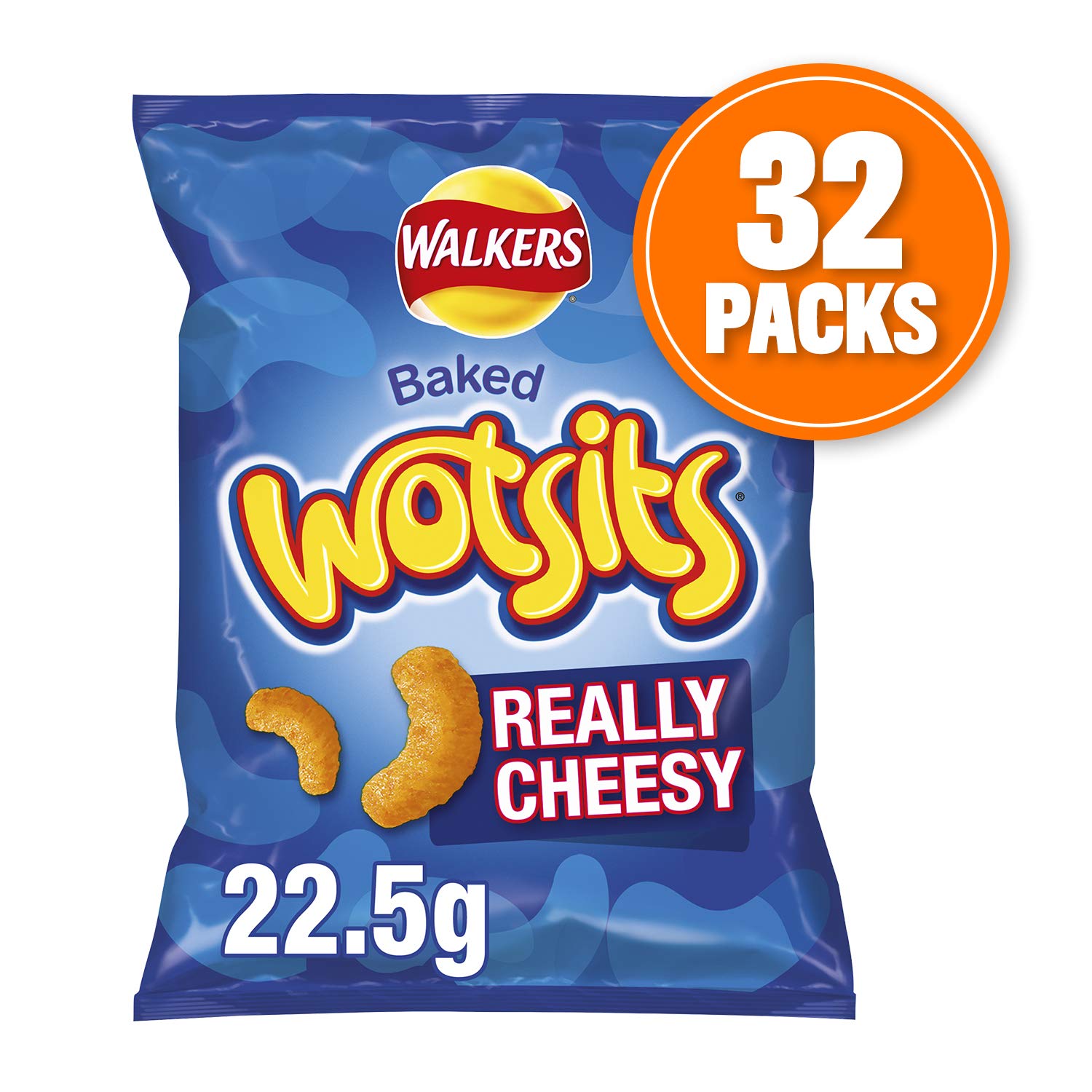 Walkers Wotsits Really Cheesy Snacks, 22.5g (Case of 32) 2