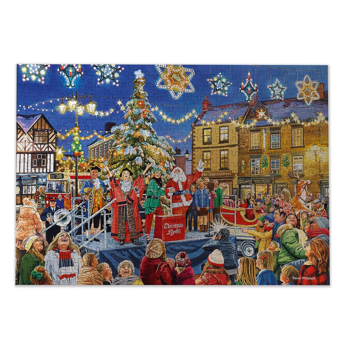 Gibsons Christmas Switch On Jigsaw Puzzle - 100 XXL Pieces | Extra Large Pieces | Incl. Poster 6