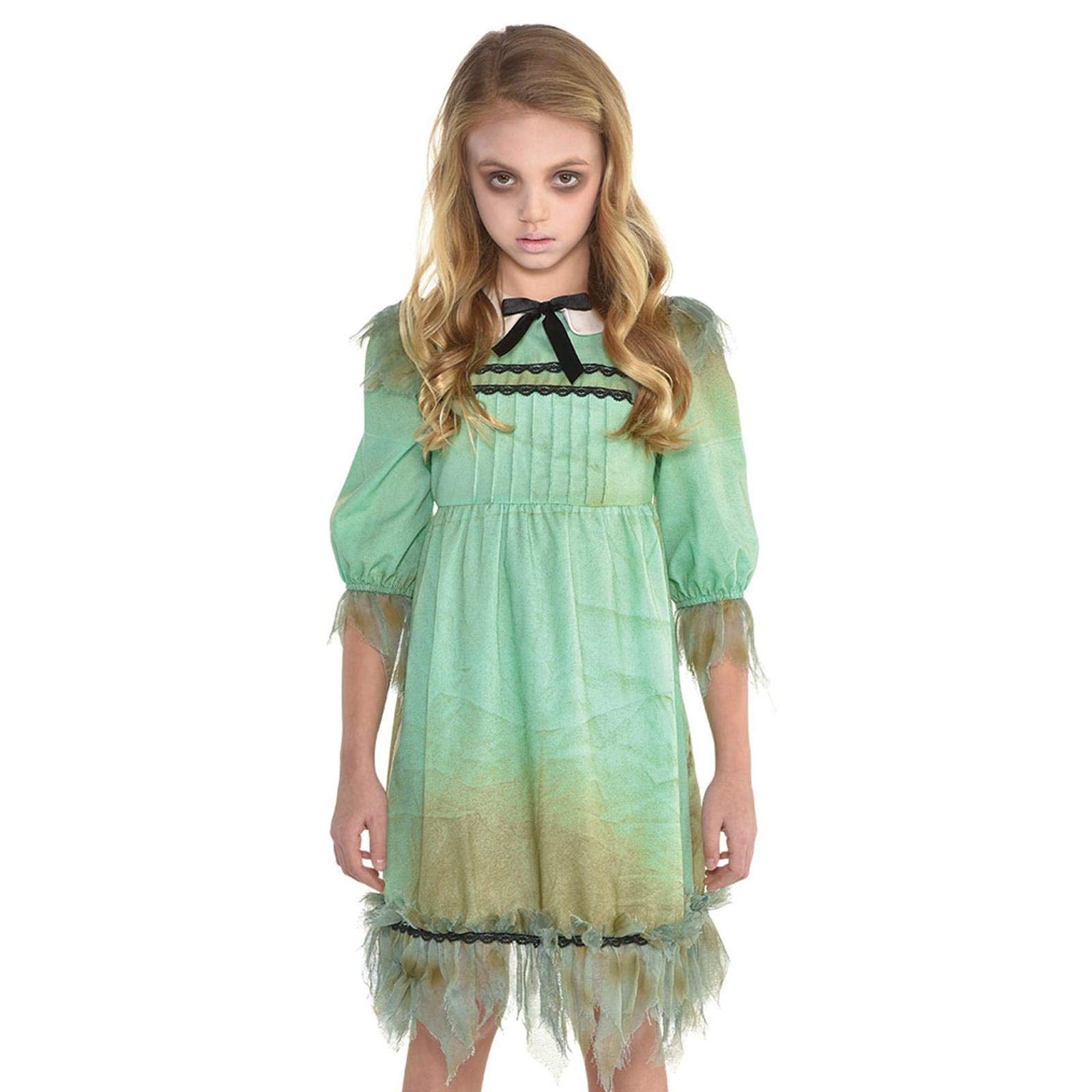 AMSCAN Frightening Creepy Darling Girl Costume - Kids Halloween Fancy Dress 2