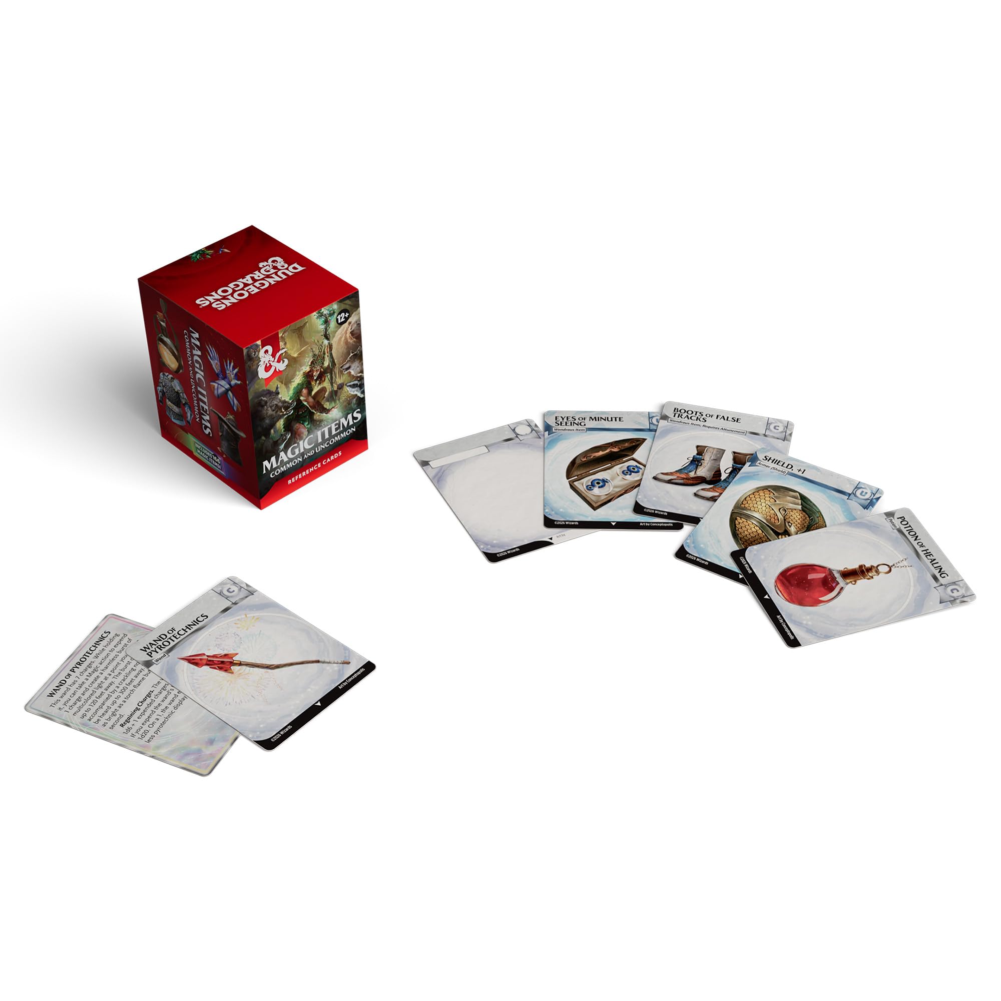 Dungeons & Dragons Magic Items Reference Cards (Common & Uncommon) - 166 Items | English 3