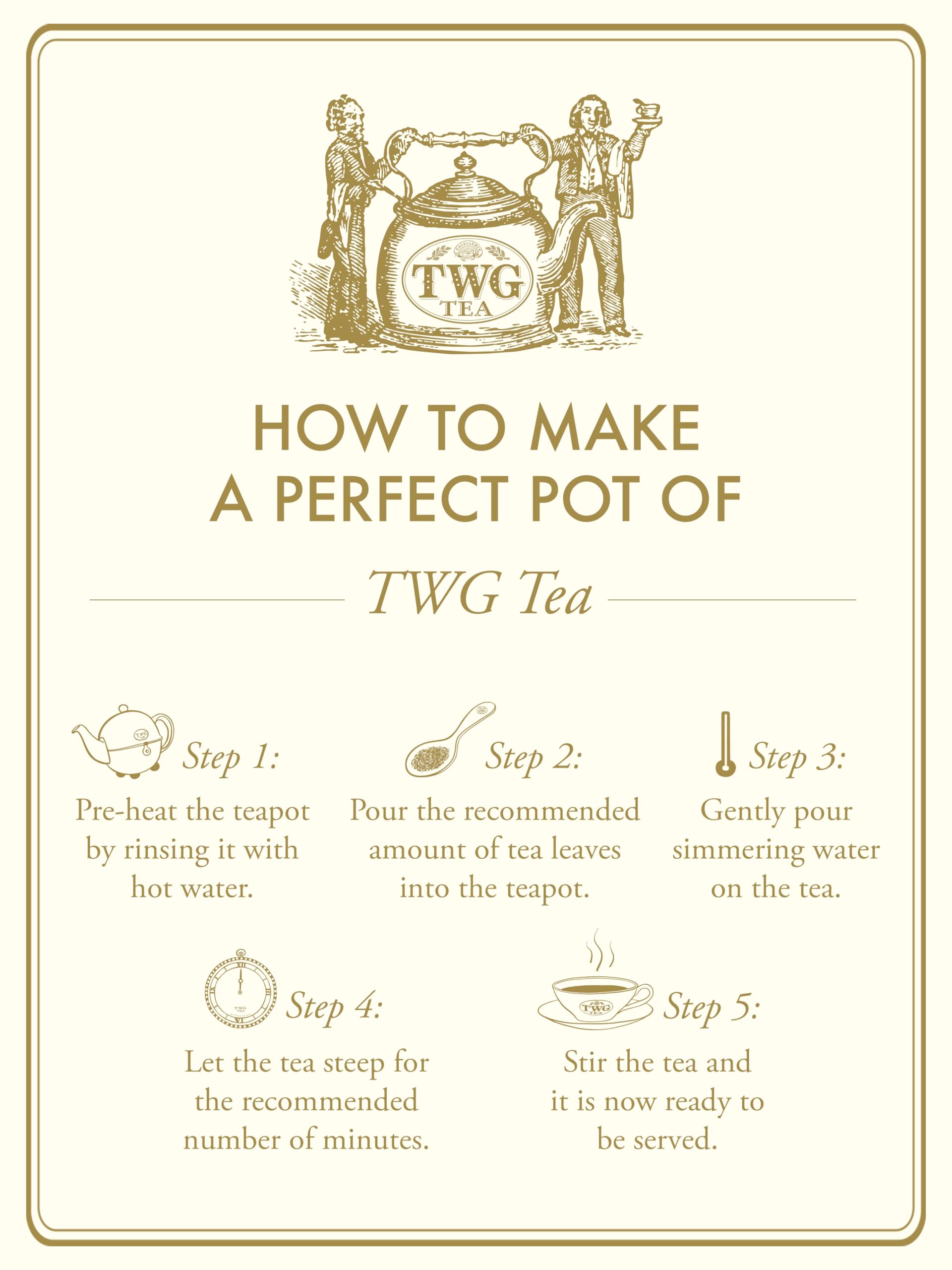 TWG Tea French Earl Grey Loose Leaf Black Tea with Bergamot & Blue Cornflowers