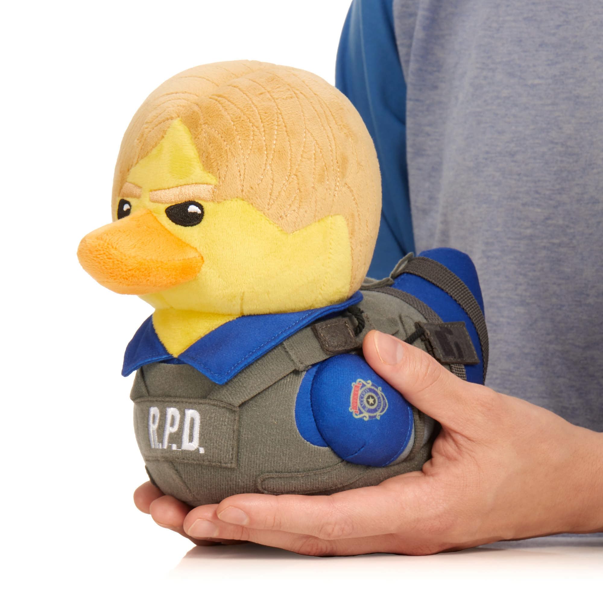 TUBBZ Plush: Leon Kennedy - Resident Evil Cosplaying Rubber Duck Soft Plush - 9 Inch Collectible