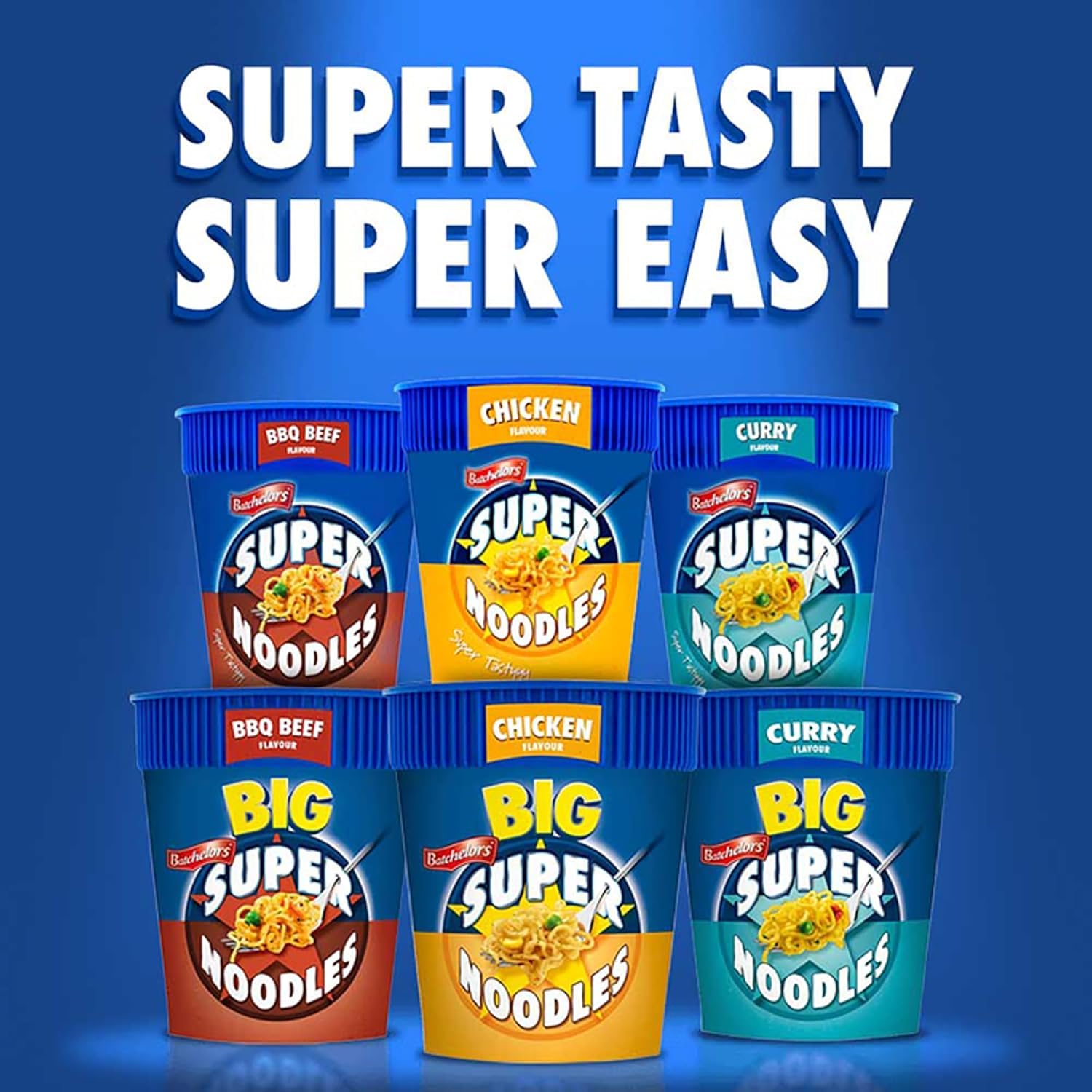 Batchelors Super Noodles Chinese Salt & Pepper Chicken Flavour Instant Snack Pot 3