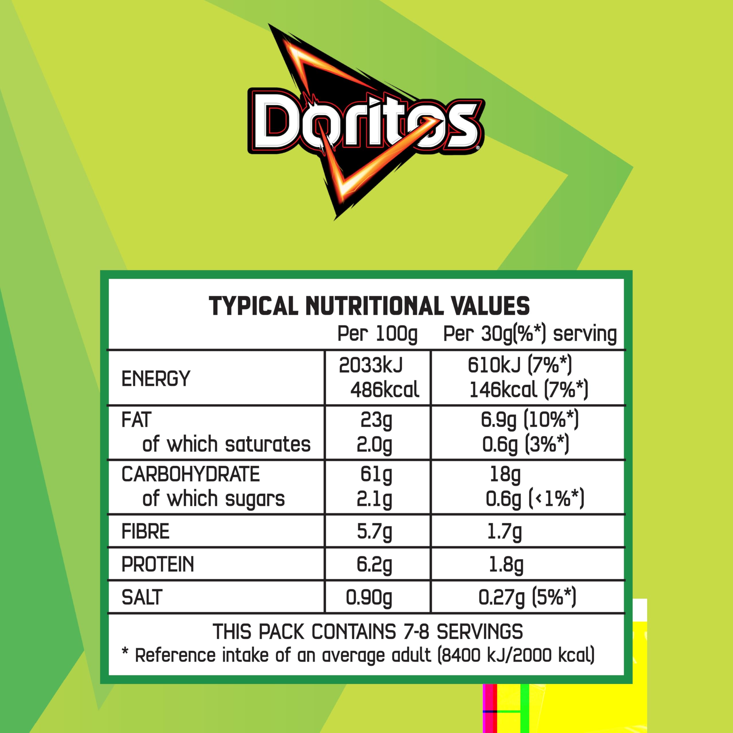 Doritos Dip or Load Zesty Lime Tortilla Crisps 230g 2