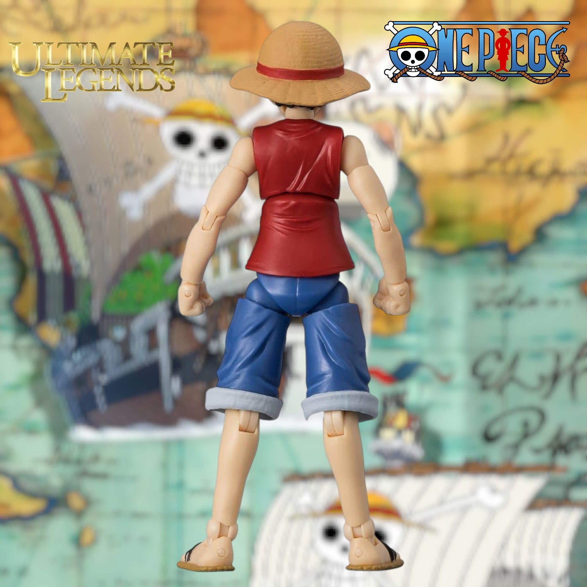 BANDAI Ultimate Legends Luffy Action Figure - 12.5cm Posable Anime Figure with Accessories 18