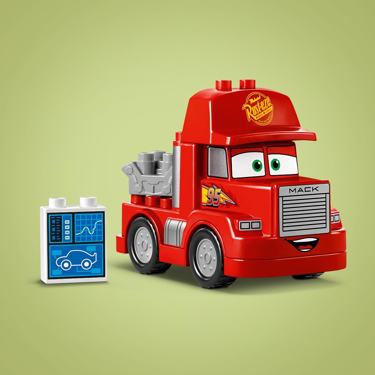 LEGO DUPLO Disney and Pixar’s Cars Mack at the Race Set - Building Toy for Toddlers 2+ 2
