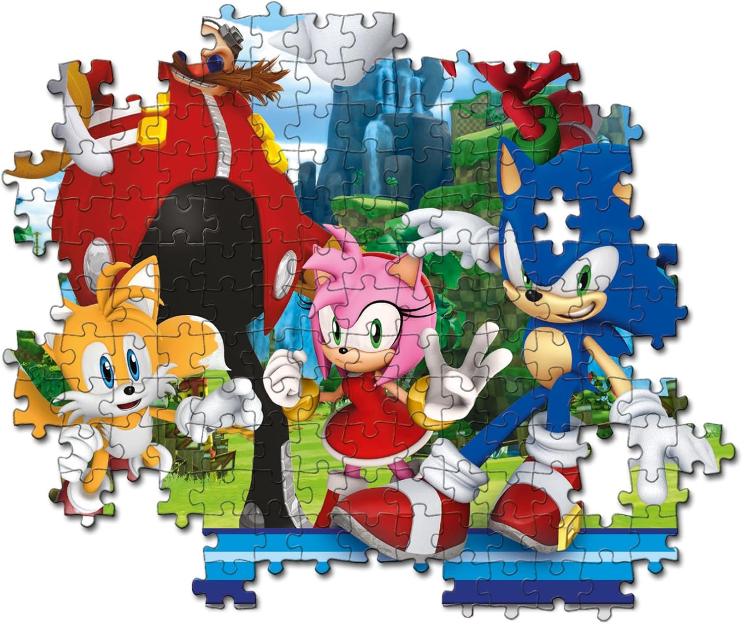 Clementoni Sonic Jigsaw 300 Pieces - Water Magic Puzzle for Kids 9-11 Years