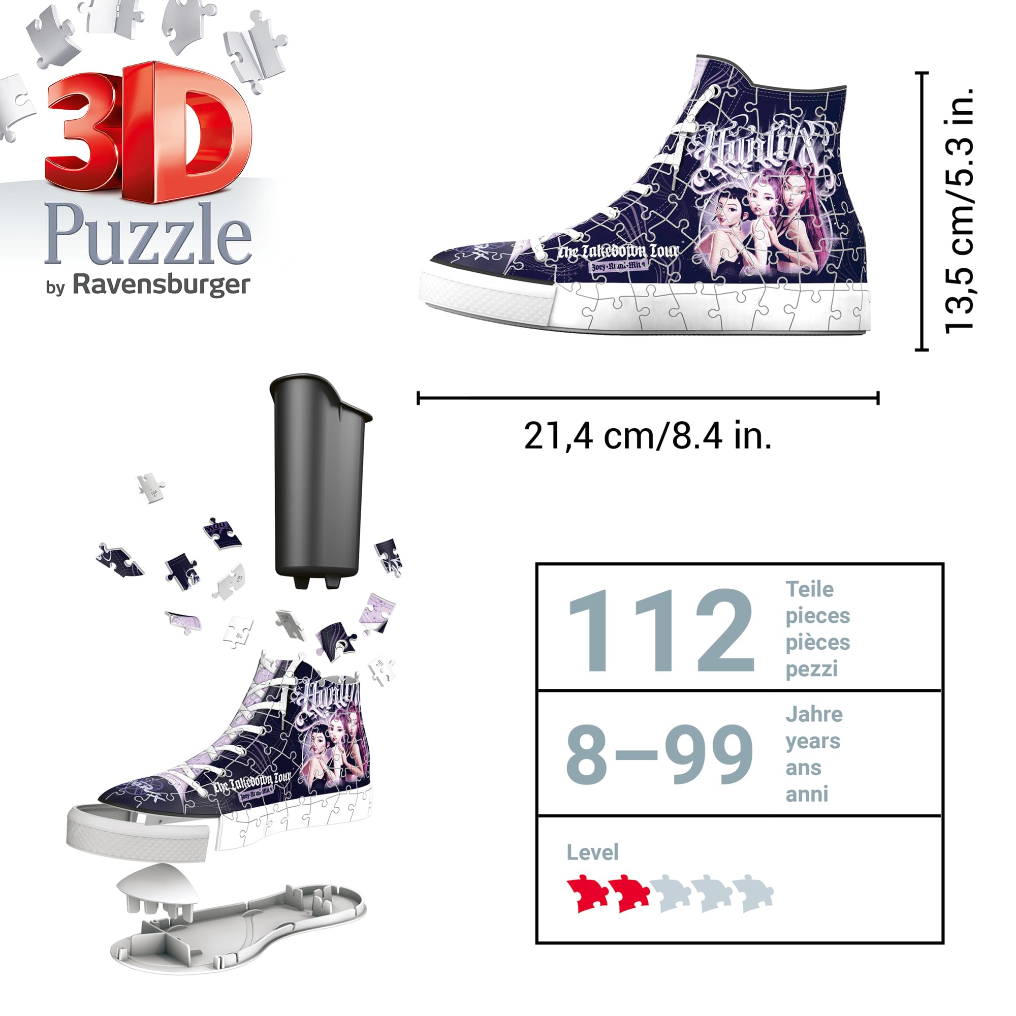 Ravensburger K-Pop Demon Hunters Trainer 3D Jigsaw Puzzle - 108 Pieces | Unisex Children | Ages 8+ 3