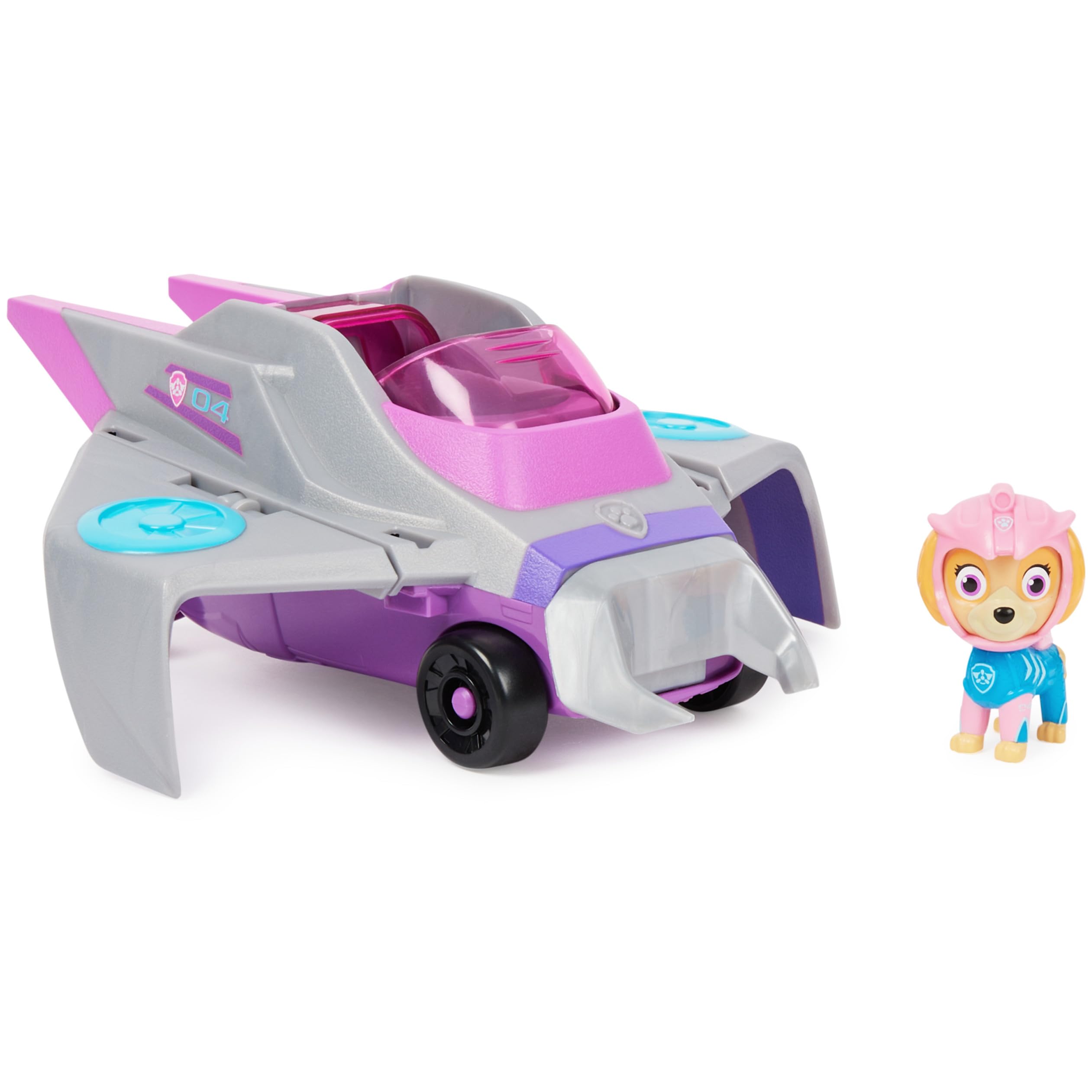 PAW Patrol Aqua Pups Skye Transforming Manta Ray Vehicle with Action Figure - Ages 3+ 10
