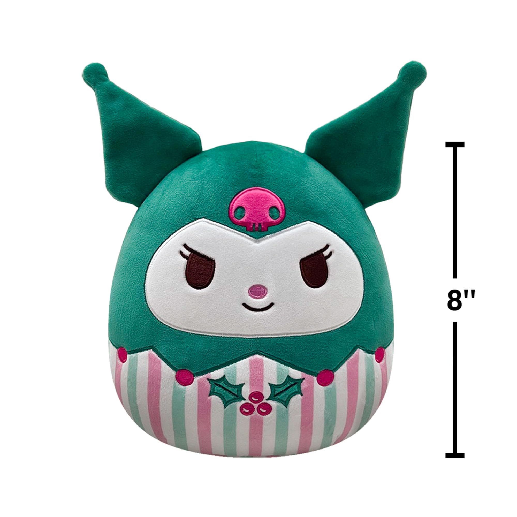 Squishmallows Holiday 2025 Kuromi 8-Inch Plush - Sanrio Licensed Collectible Stuffed Animal for Kids 3+ 12