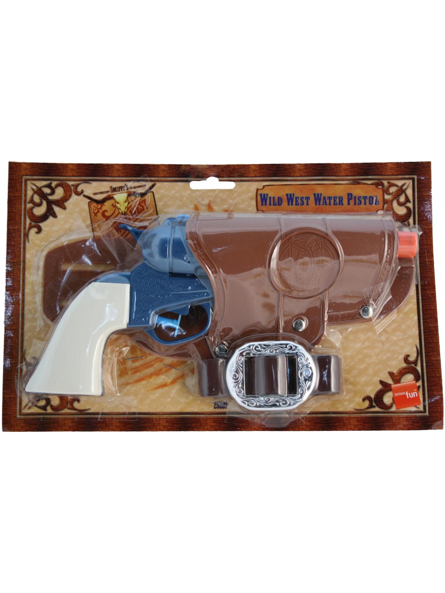 Smiffys Western Water Gun Set with Holster and Belt - Blue 3