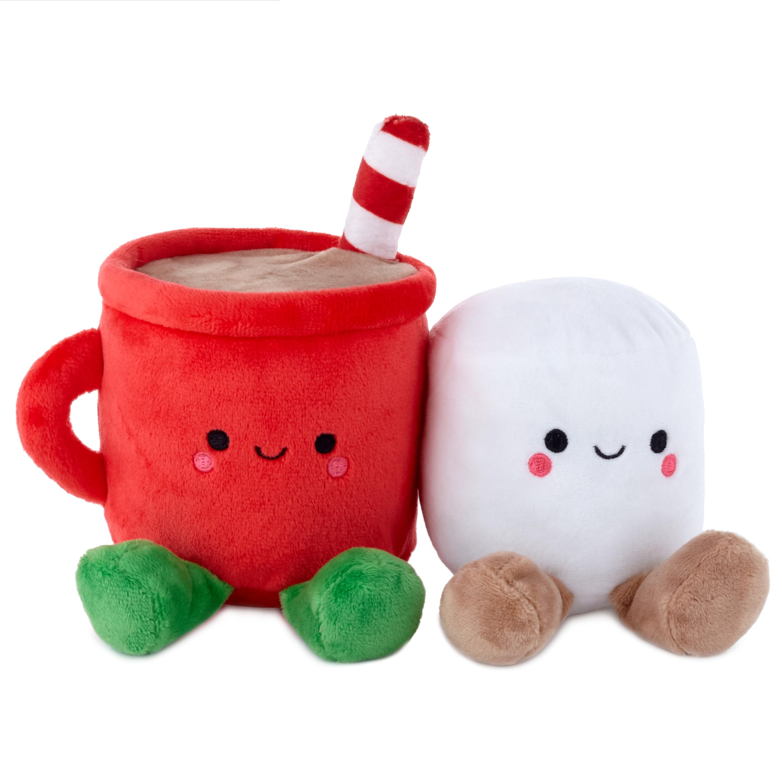 Hallmark Better Together Hot Chocolate & Marshmallow Plush Pair - Adorable Magnetic Soft Toys 3