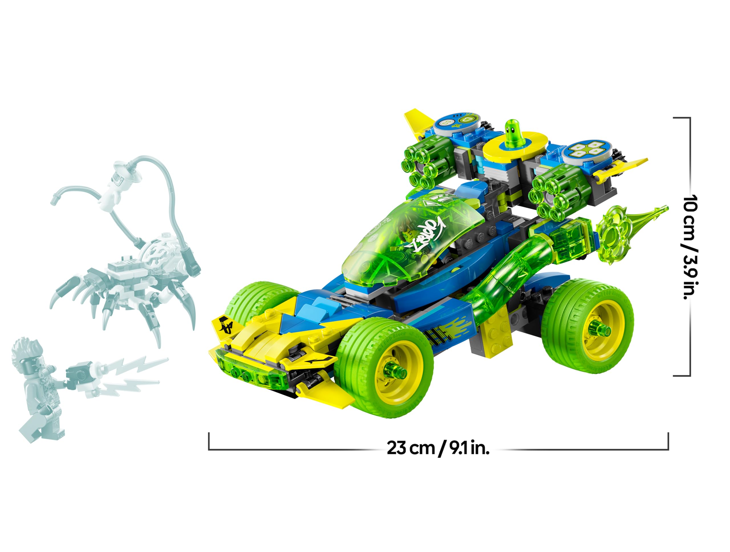 LEGO DREAMZzz 2in1 Mateo and the Z-Blob Action Race Car to Motorbike Building Set - 485 Pieces for Ages 8+