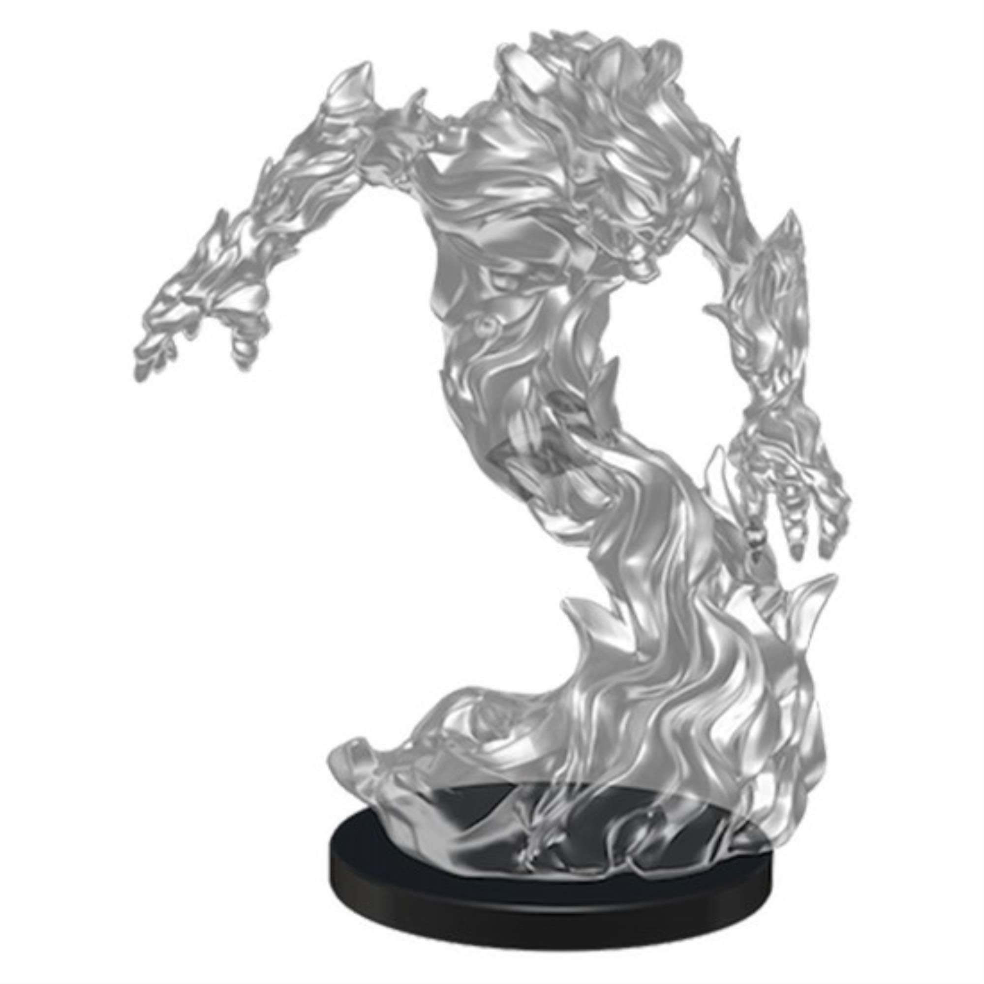 Dungeons & Dragons Medium Fire Elemental Miniatures - Unpainted, Pre-Primed, Highly Detailed