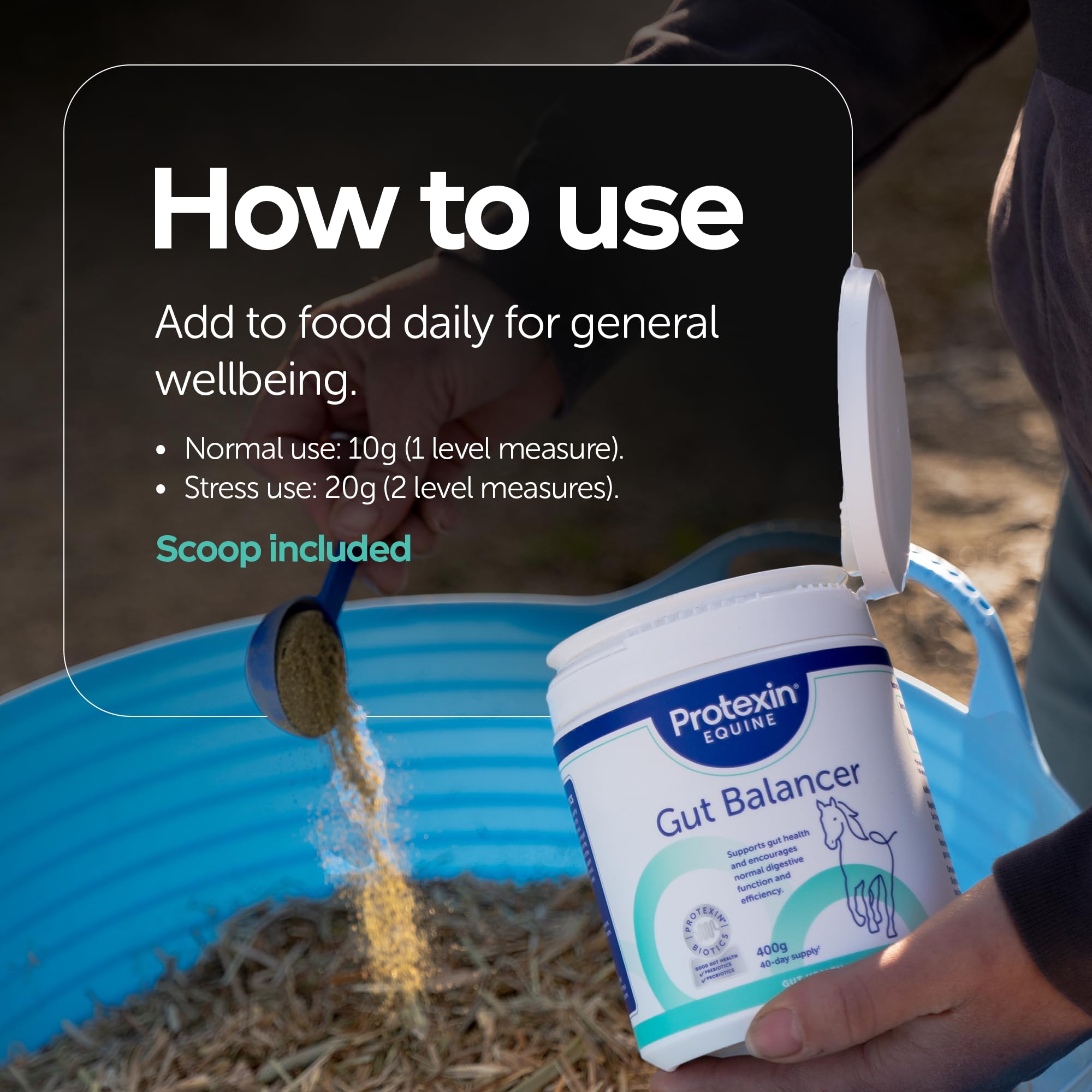 Protexin Equine Premium Gut Balancer - Daily Digestive Support | 400g | BETA NOPS Accredited 4