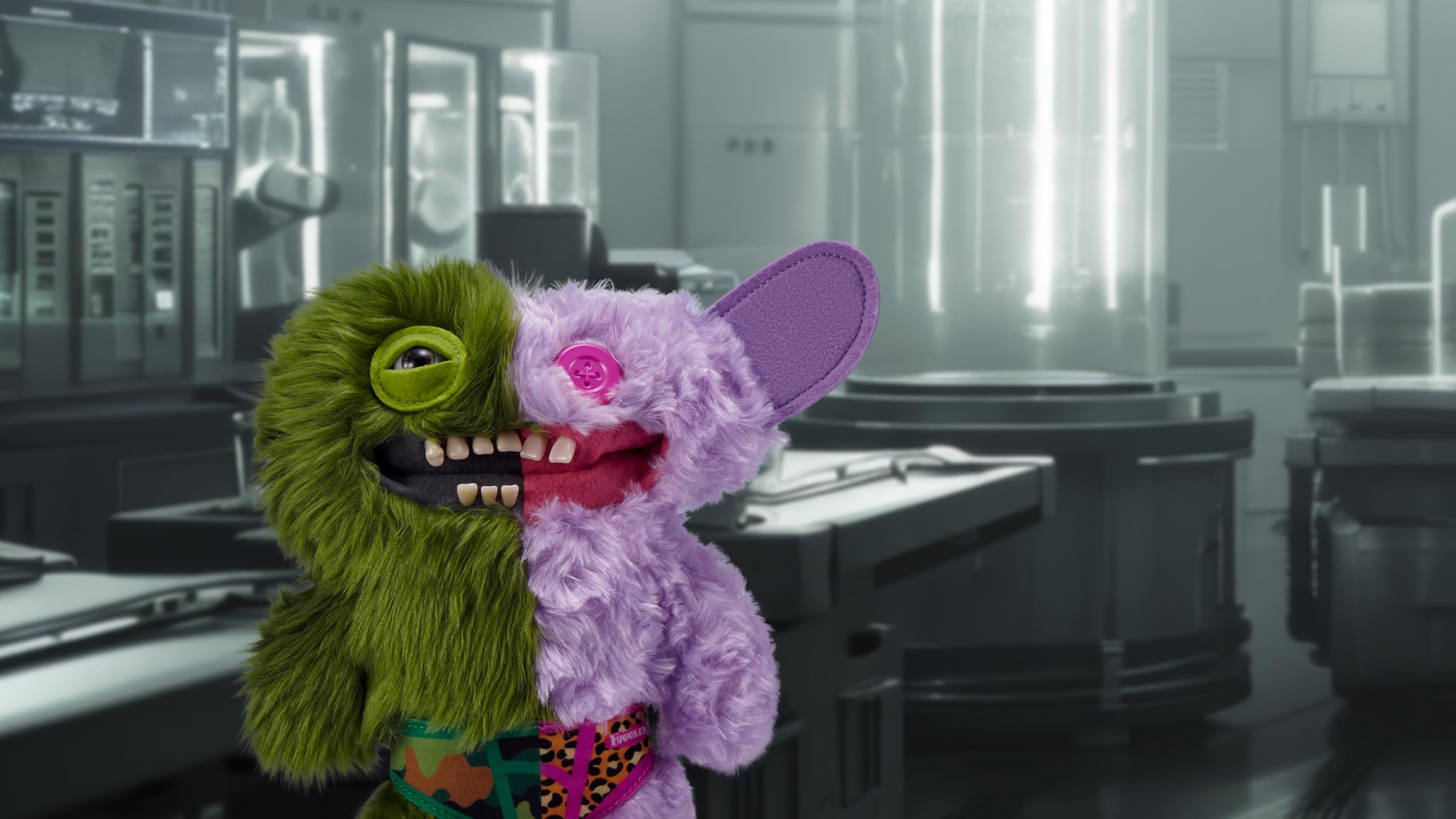 Fuggler Misfit Monsters 9-inch Series 1 - Funny Ugly Plush Toy with Human-Like Teeth 12