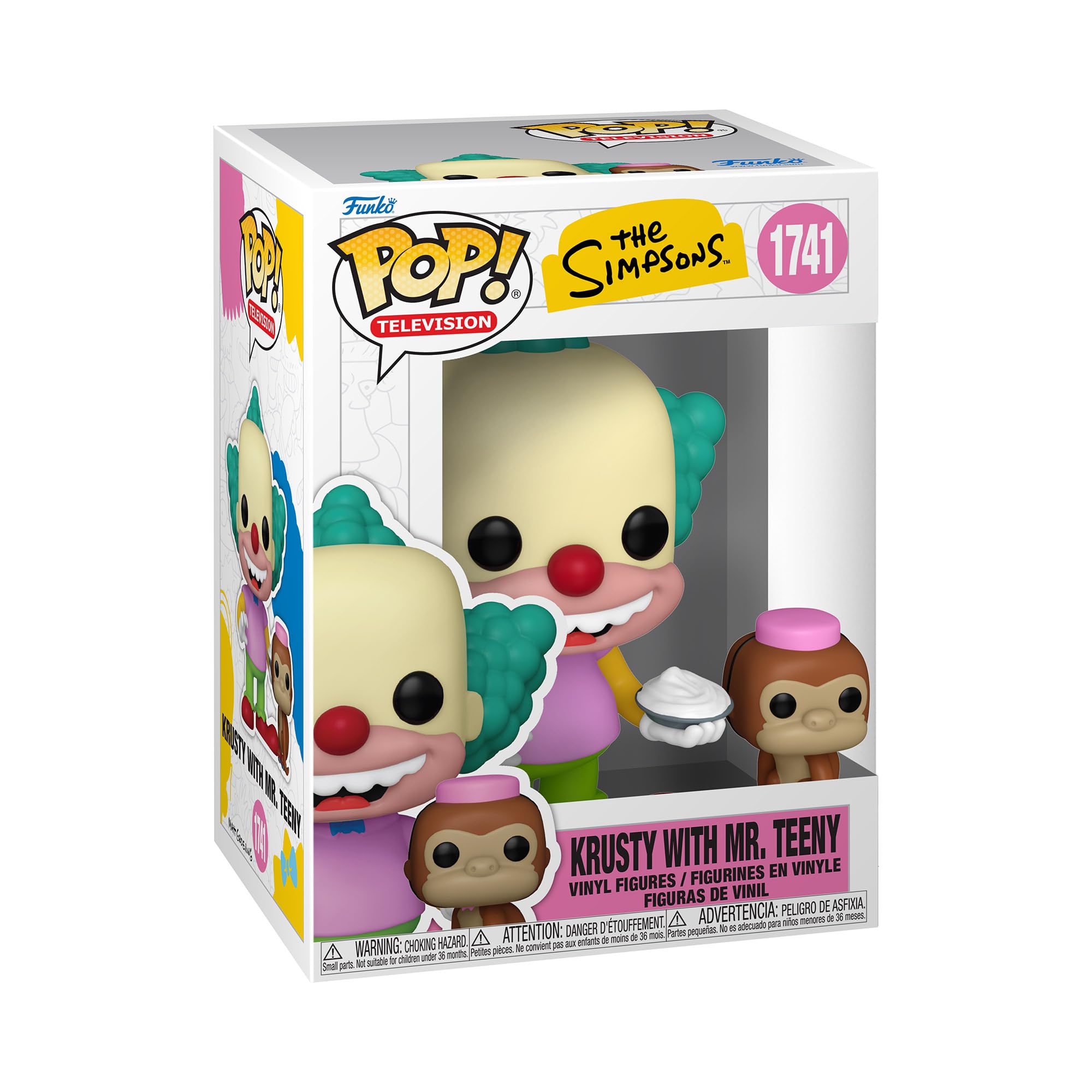 Funko Pop! The Simpsons - Krusty the Clown & Tenny Vinyl Figure 1