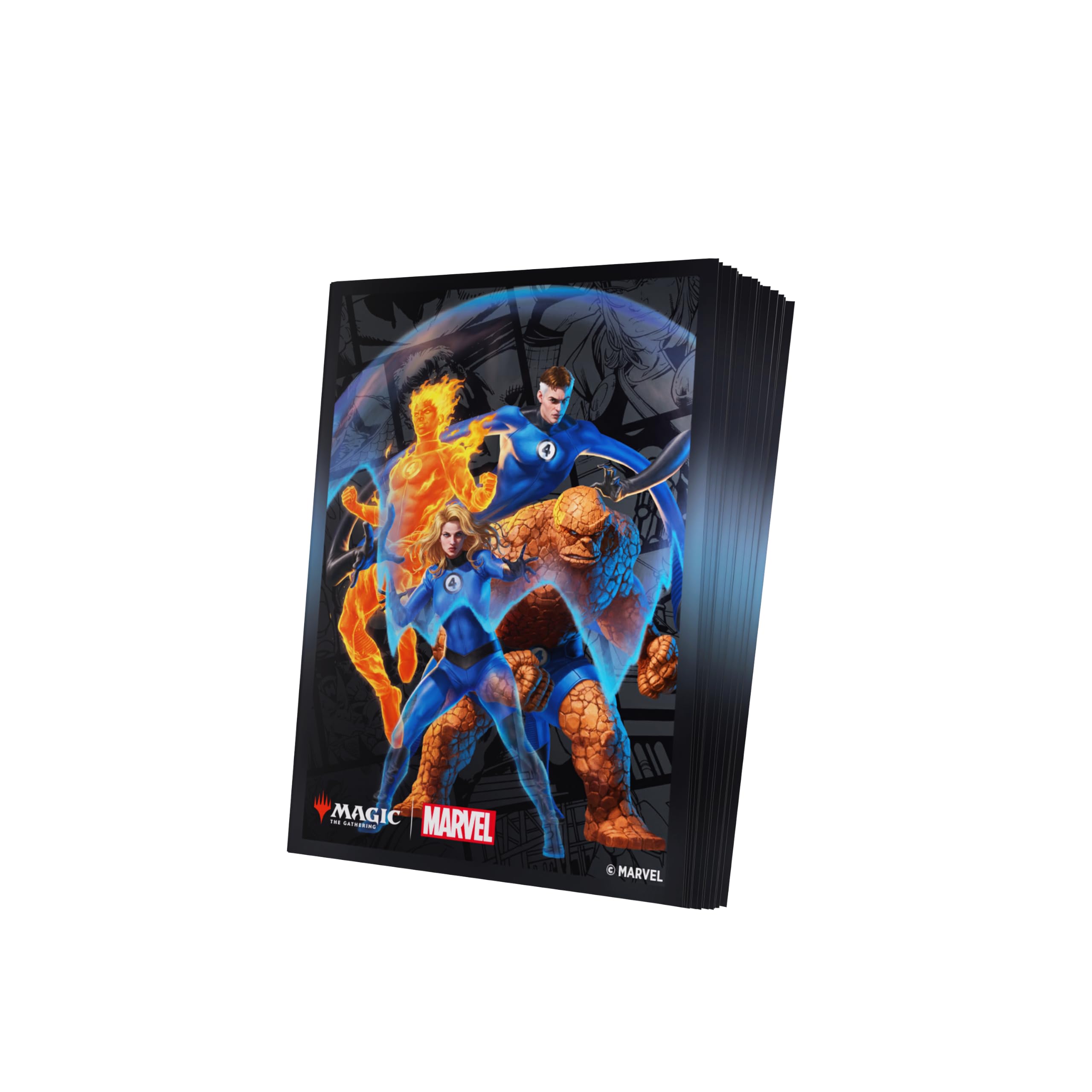 Gamegenic Premium Art Sleeves - Fantastic Four Design | 105 Sleeves | Standard Card Size 1