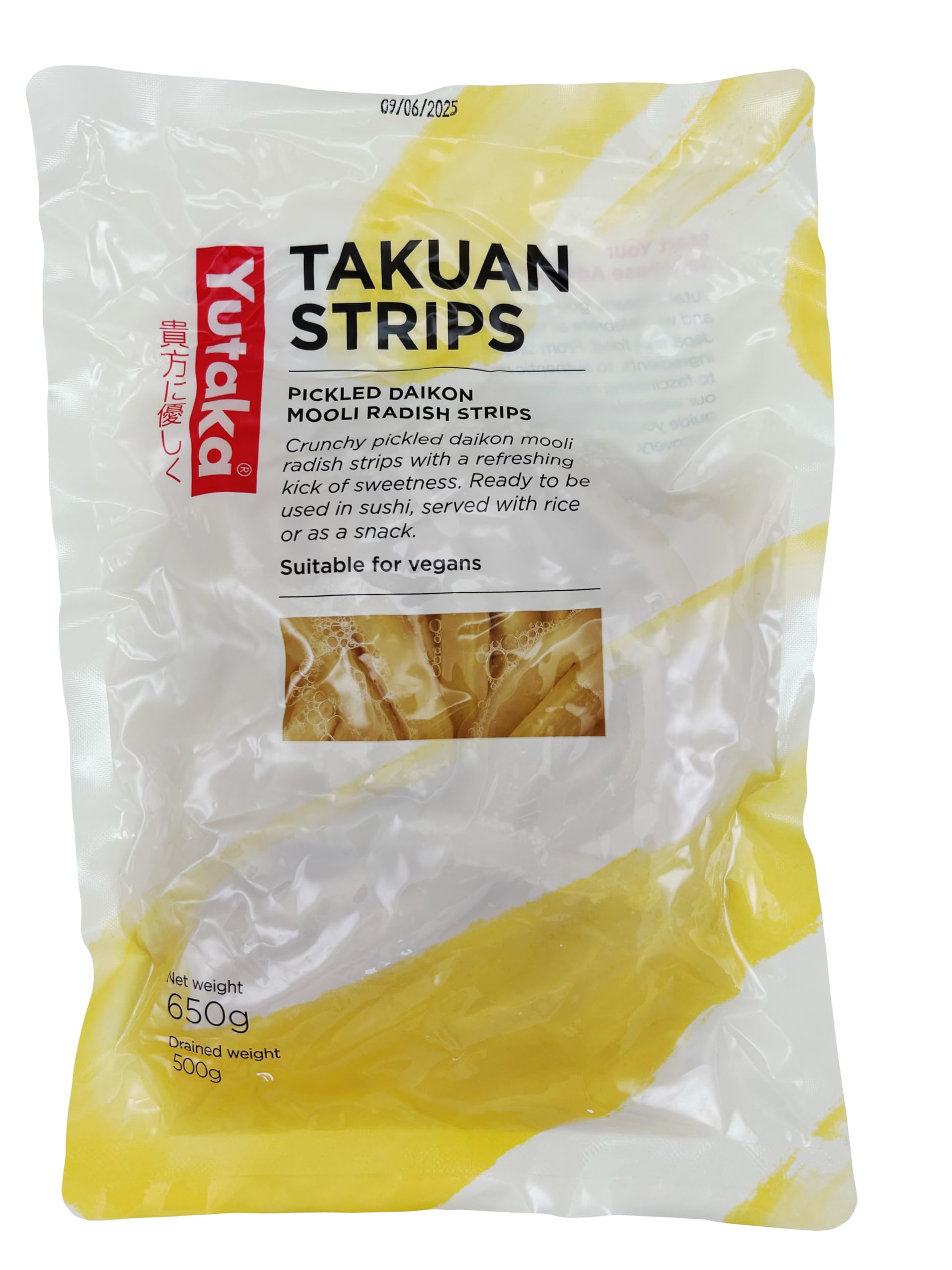 Yutaka Takuan – Salted Radish Strips No Colour 650g | Traditional Japanese Pickled Daikon 4