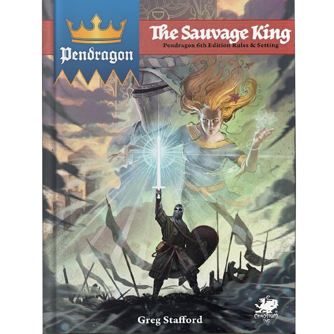 Chaosium Pendragon: The Sauvage King RPG Scenario Book - Hardcover | English
