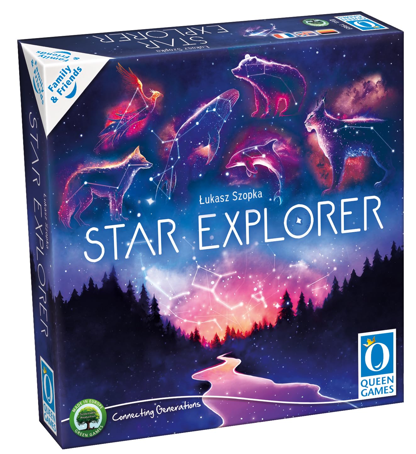 Queen Games Star Explorer Board Game | 1-4 Players | 30-45 Min Playtime | Ages 8+ 1