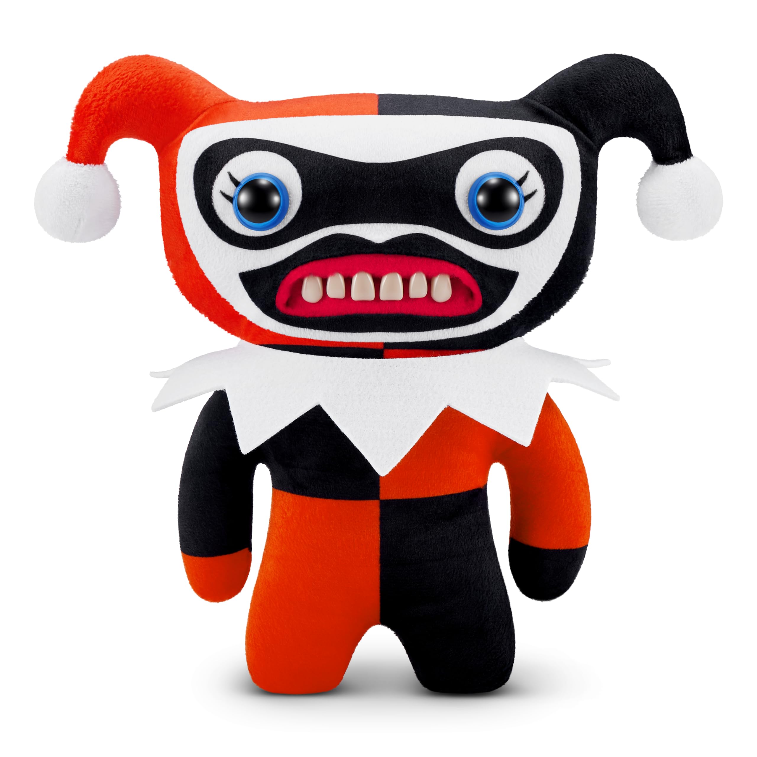 Fuggler x DC 9-inch by ZURU, Funny Ugly Monster Plush Toy, Soft Superhero Doll Plushies for Kids and Adults (Harley Quinn) 1