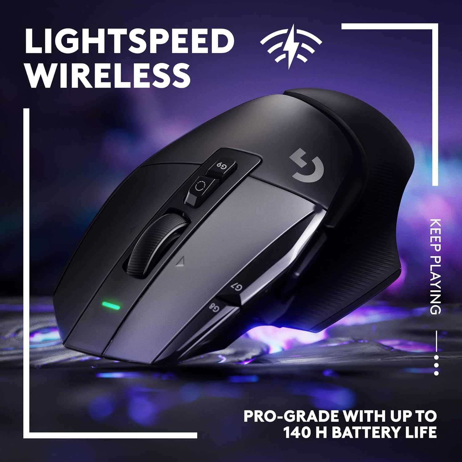 Logitech G G502 X LIGHTSPEED Wireless Gaming Mouse - Black 3