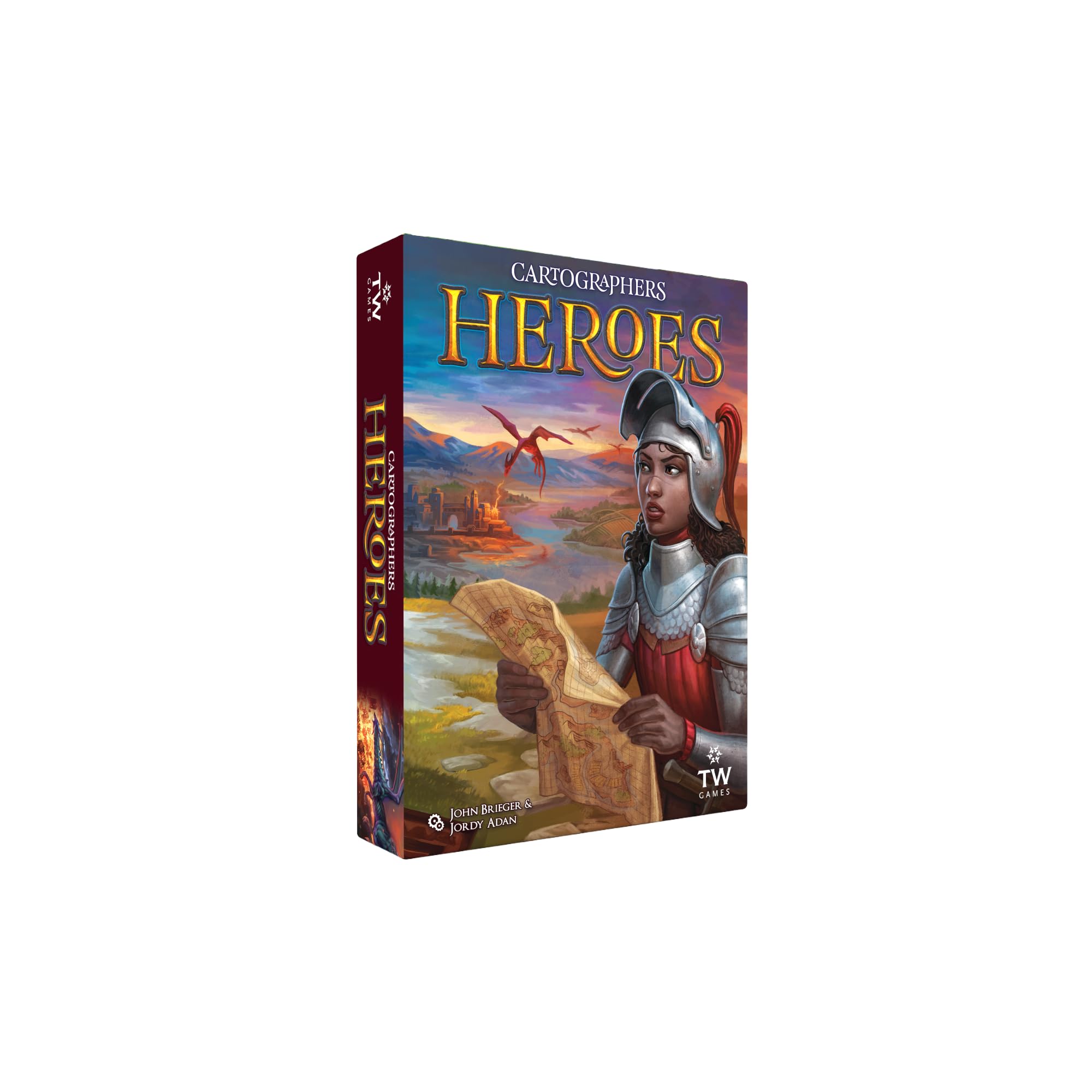 Thunderworks Games Cartographers Heroes Board Game | 1-100 Players | Ages 10+ 1