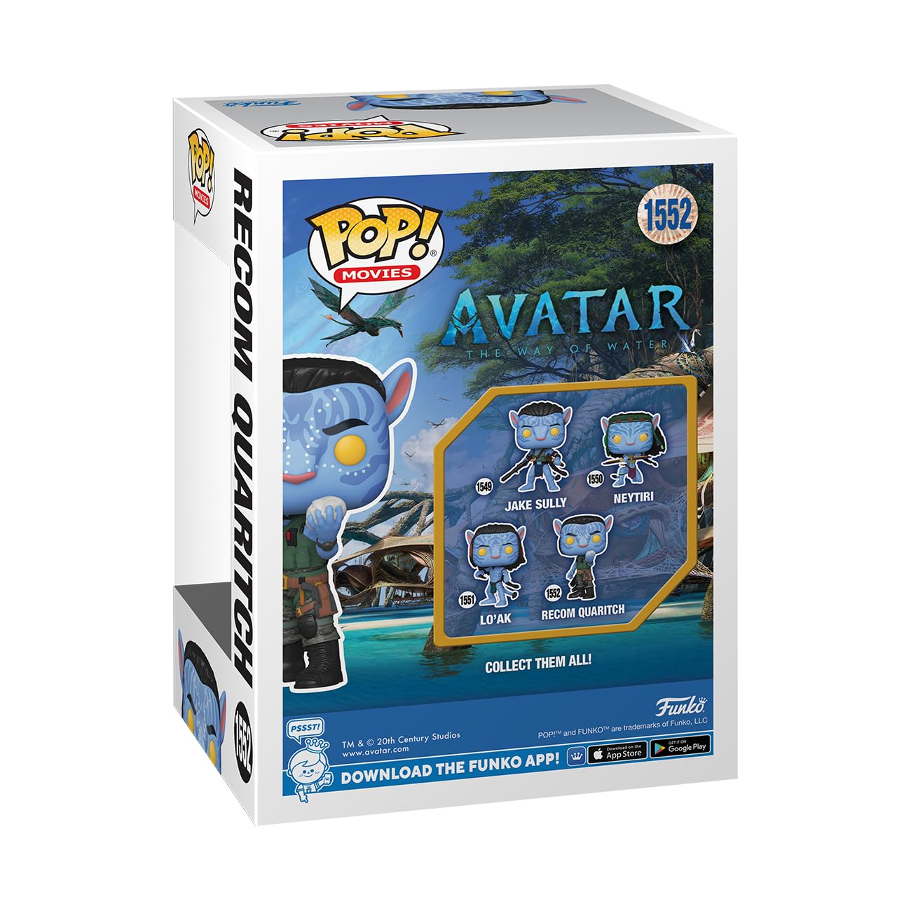 Funko Pop! Movies: Avatar: The Way of Water - Recom Quaritch Vinyl Figure 3