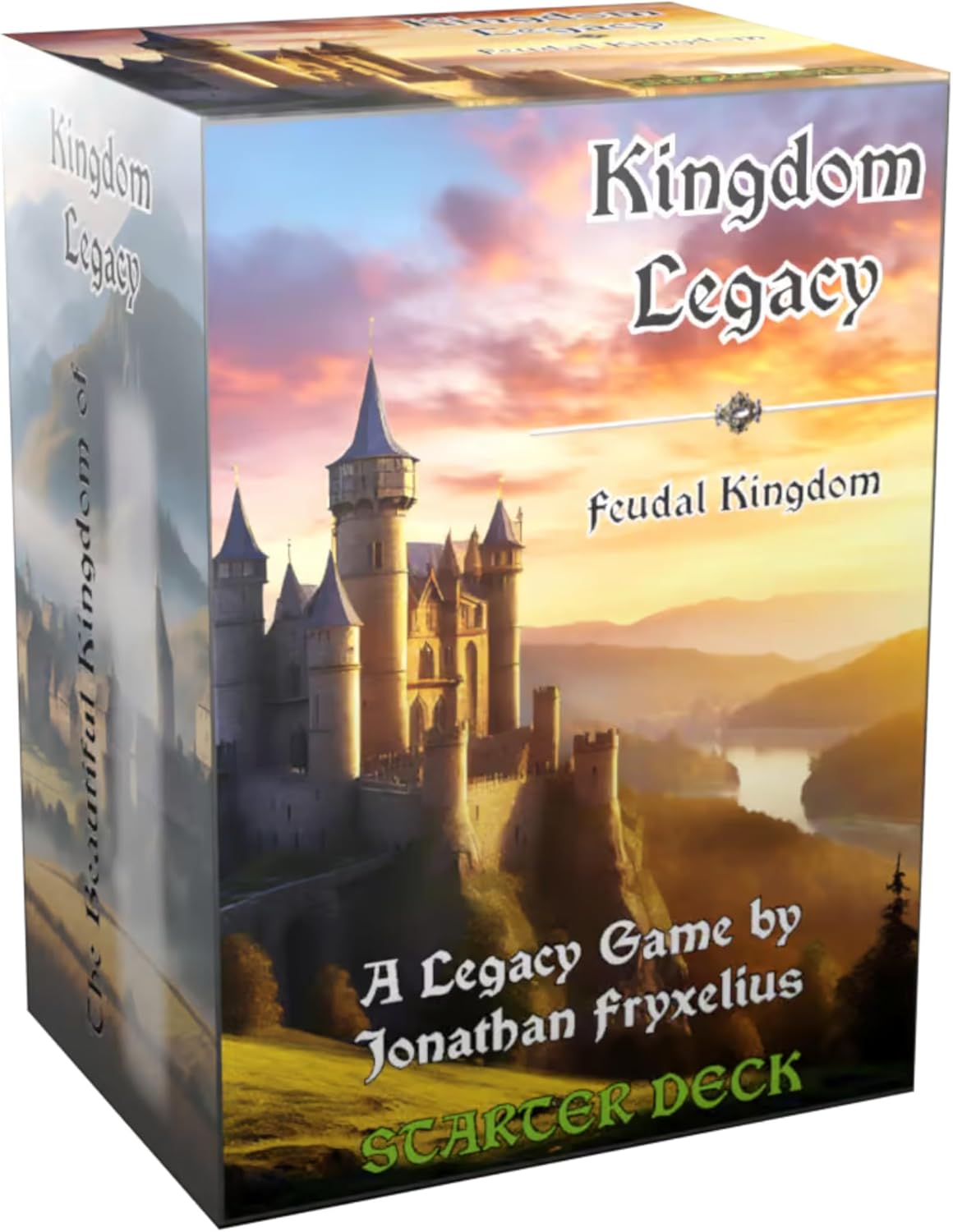 Fryx Games Kingdom Legacy Feudal Kingdom - Strategy Card Game for 1 Player