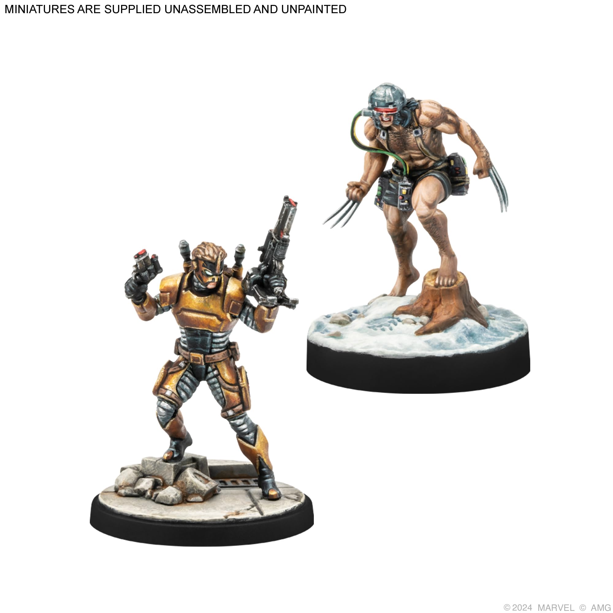 Atomic Mass Games Marvel: Crisis Protocol Weapon X & Maverick Character Pack 7