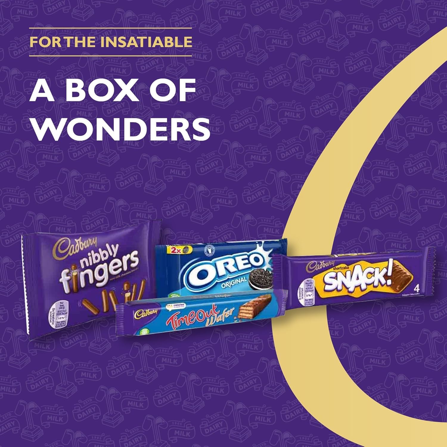 Cadbury & OREO Big Box of Treats - 64 Assorted Chocolates and Snacks, 1618 g 3