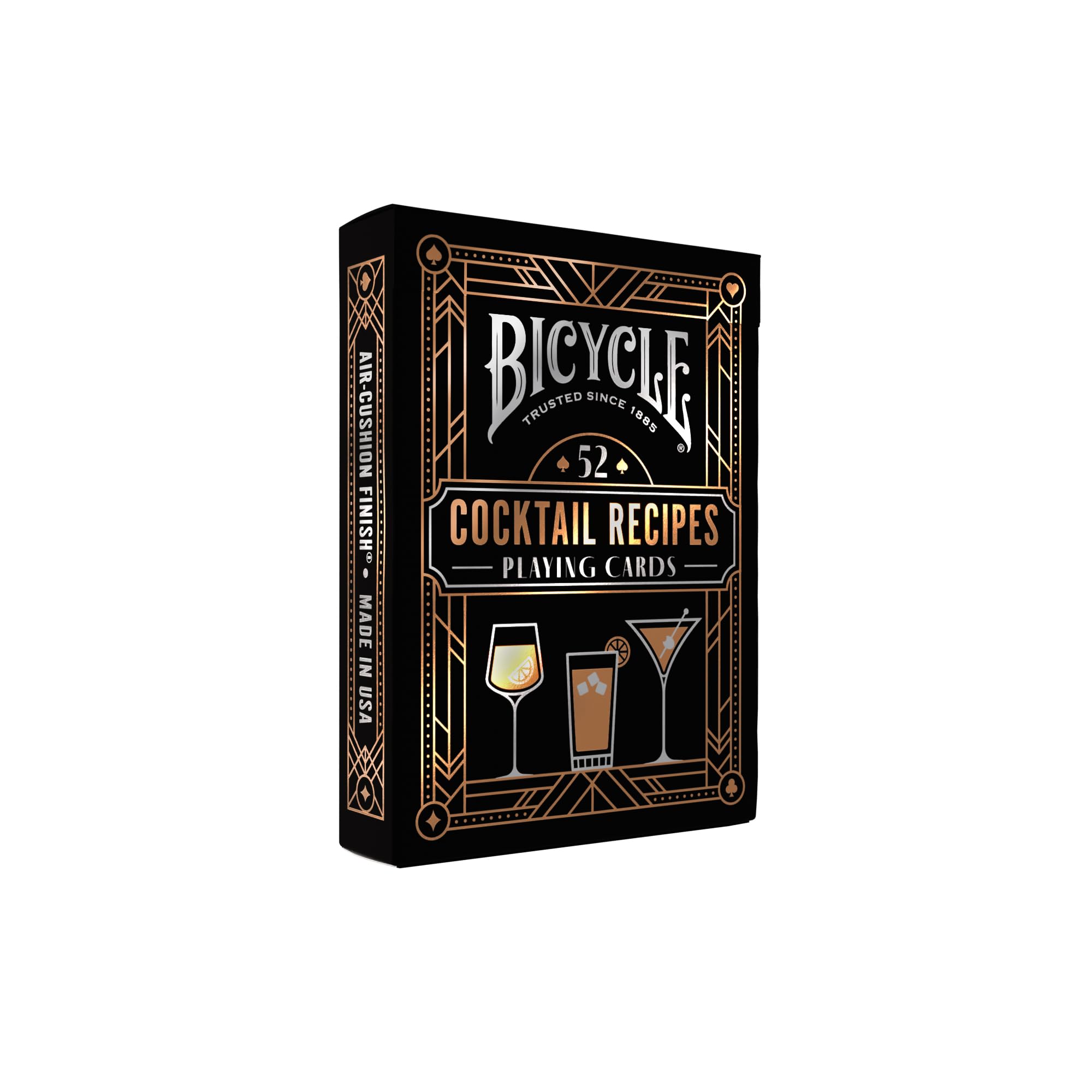 Bicycle Cocktail Playing Cards Deck with 52 Cocktail Recipes 1