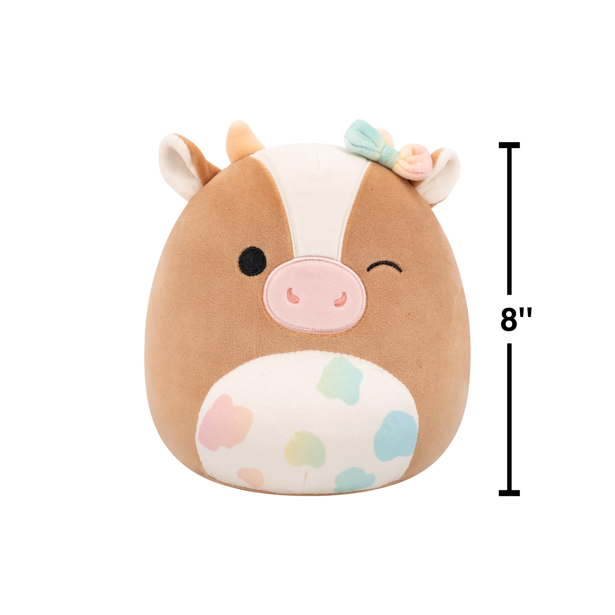 Squishmallows Griella the Winking Cow Plush - Ultrasoft Stuffed Animal for Kids 3+ 11