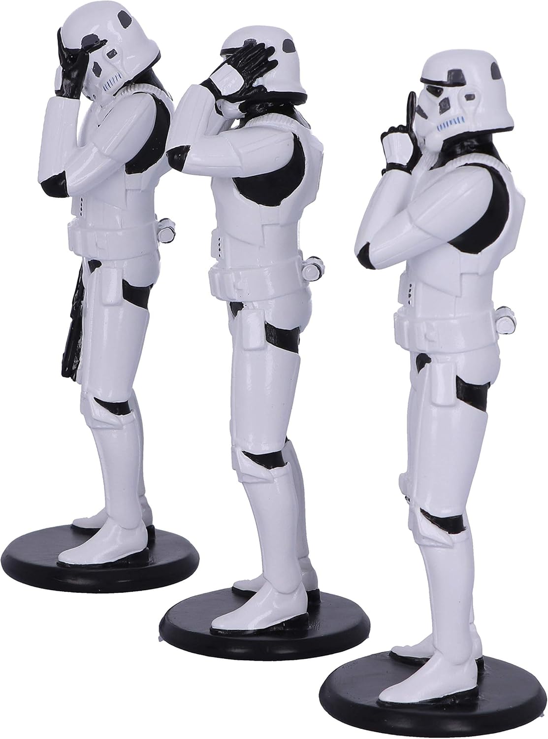 Nemesis Now Three Wise Stormtroopers - See No Evil, Hear No Evil, Speak No Evil Sci-Fi Figurine Trio 2